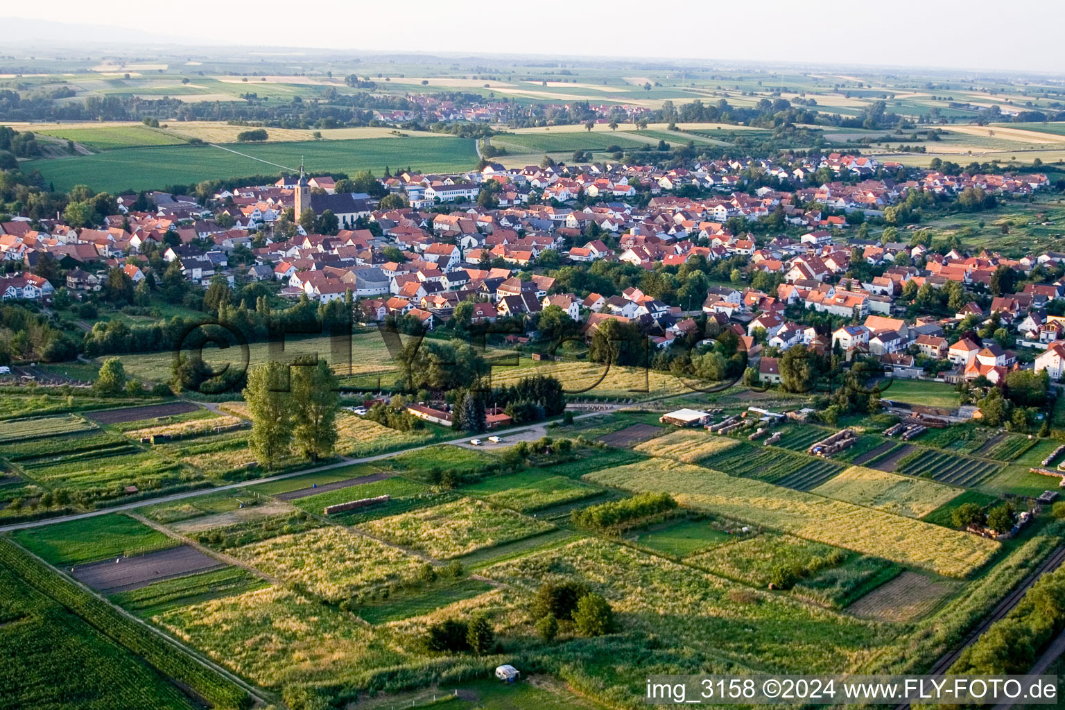 From the southwest in Steinfeld in the state Rhineland-Palatinate, Germany