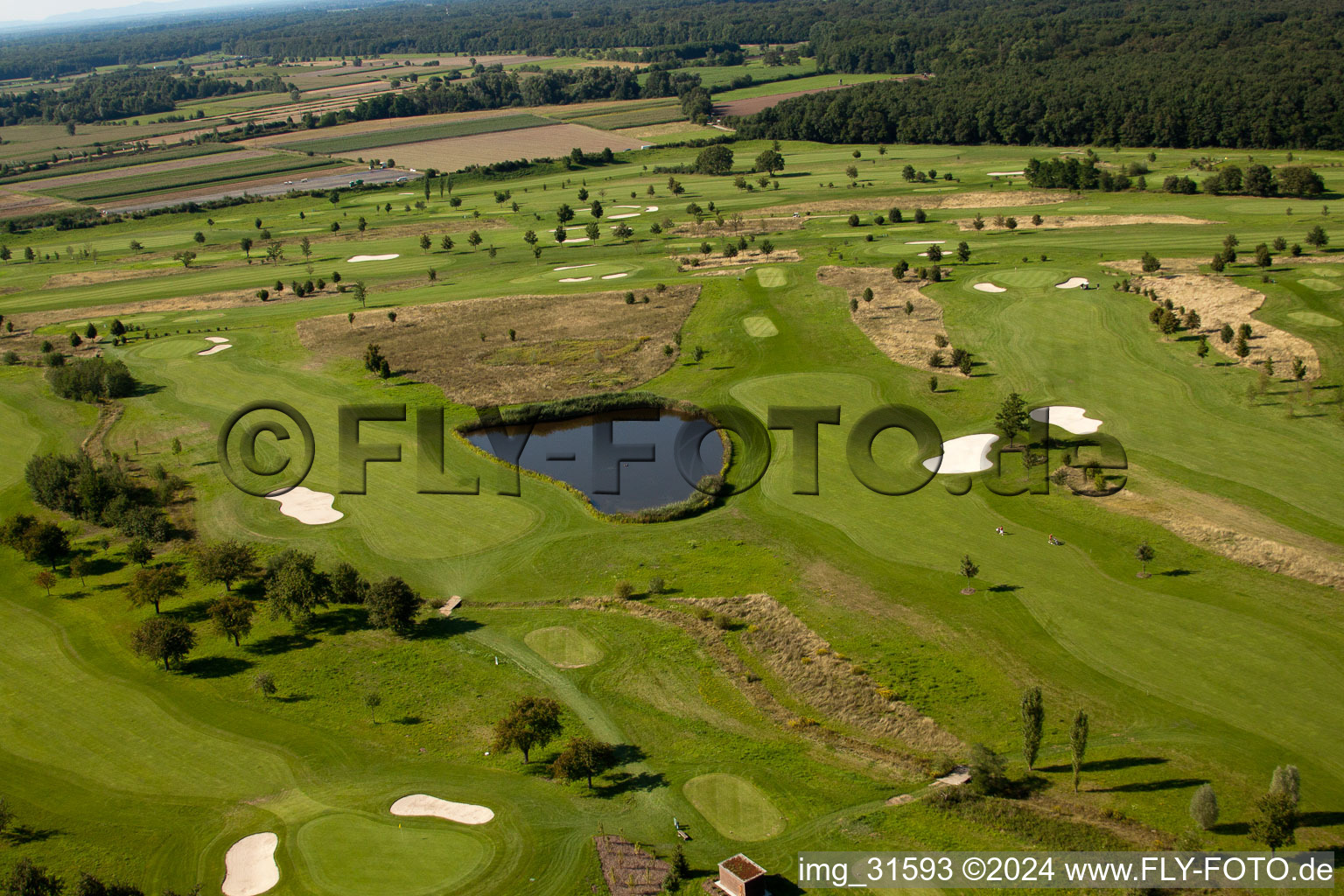 Golf Club Urloffen e. V in the district Urloffen in Appenweier in the state Baden-Wuerttemberg, Germany out of the air