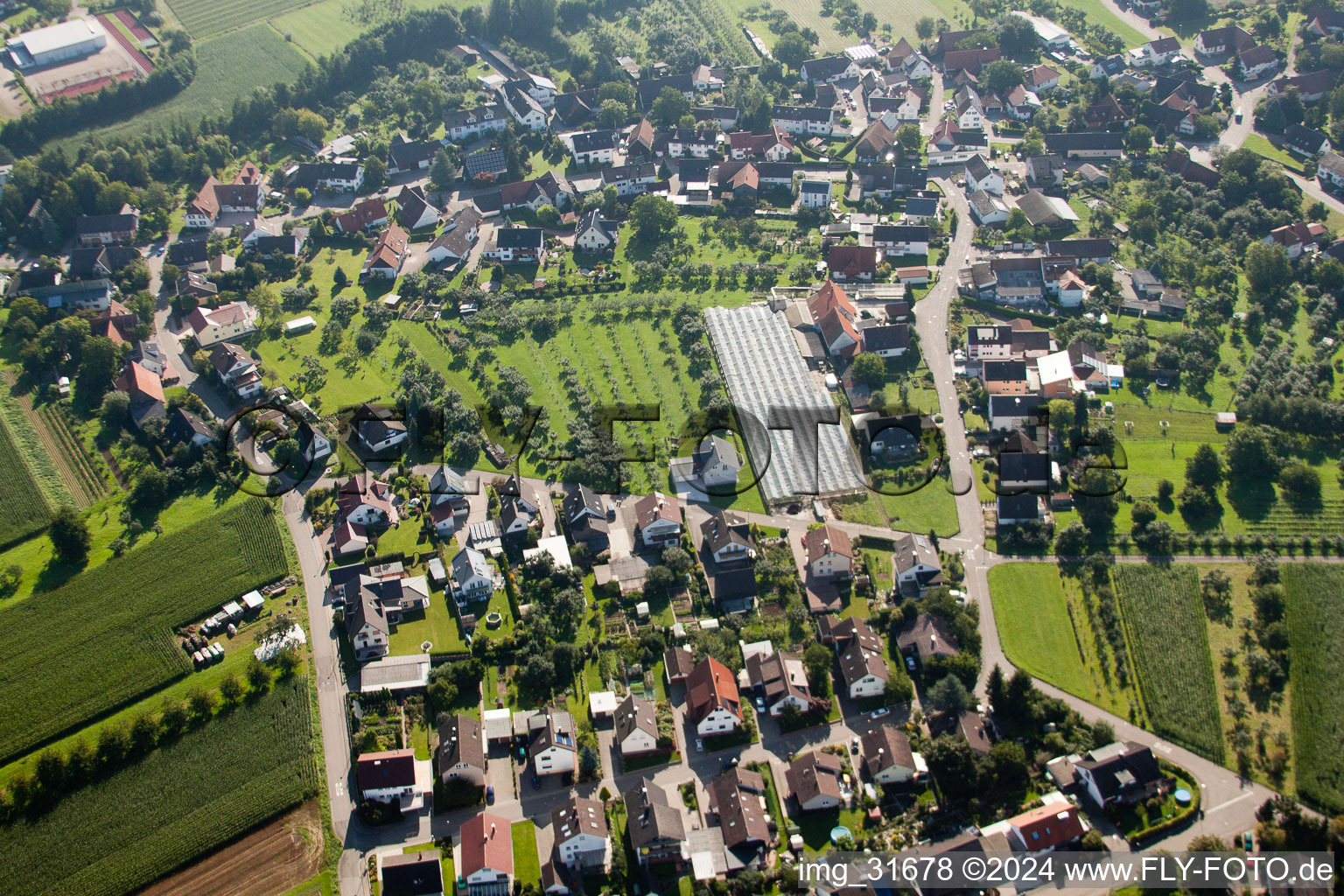 District Großweier in Achern in the state Baden-Wuerttemberg, Germany