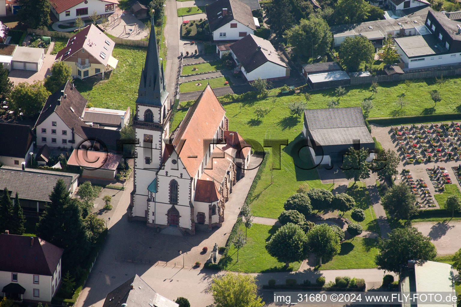 St. Martin in the district Großweier in Achern in the state Baden-Wuerttemberg, Germany