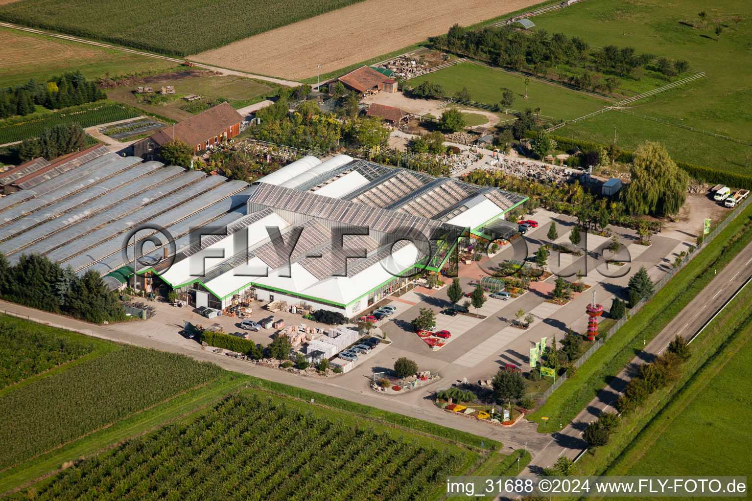 Decker Flowers GmbH in Hesselbach in the state Baden-Wuerttemberg, Germany