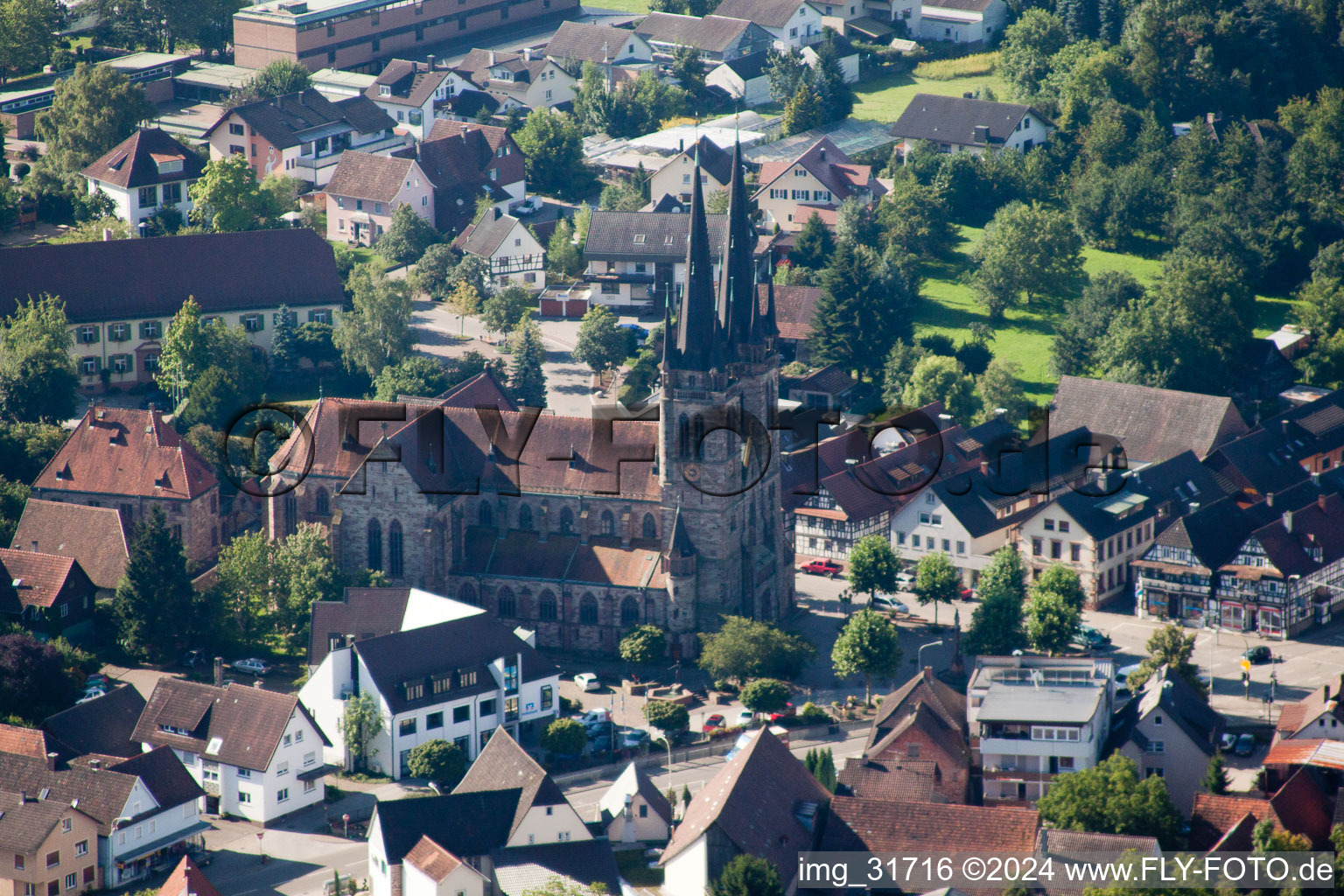 Church of St. John in the district Weier in Ottersweier in the state Baden-Wuerttemberg, Germany