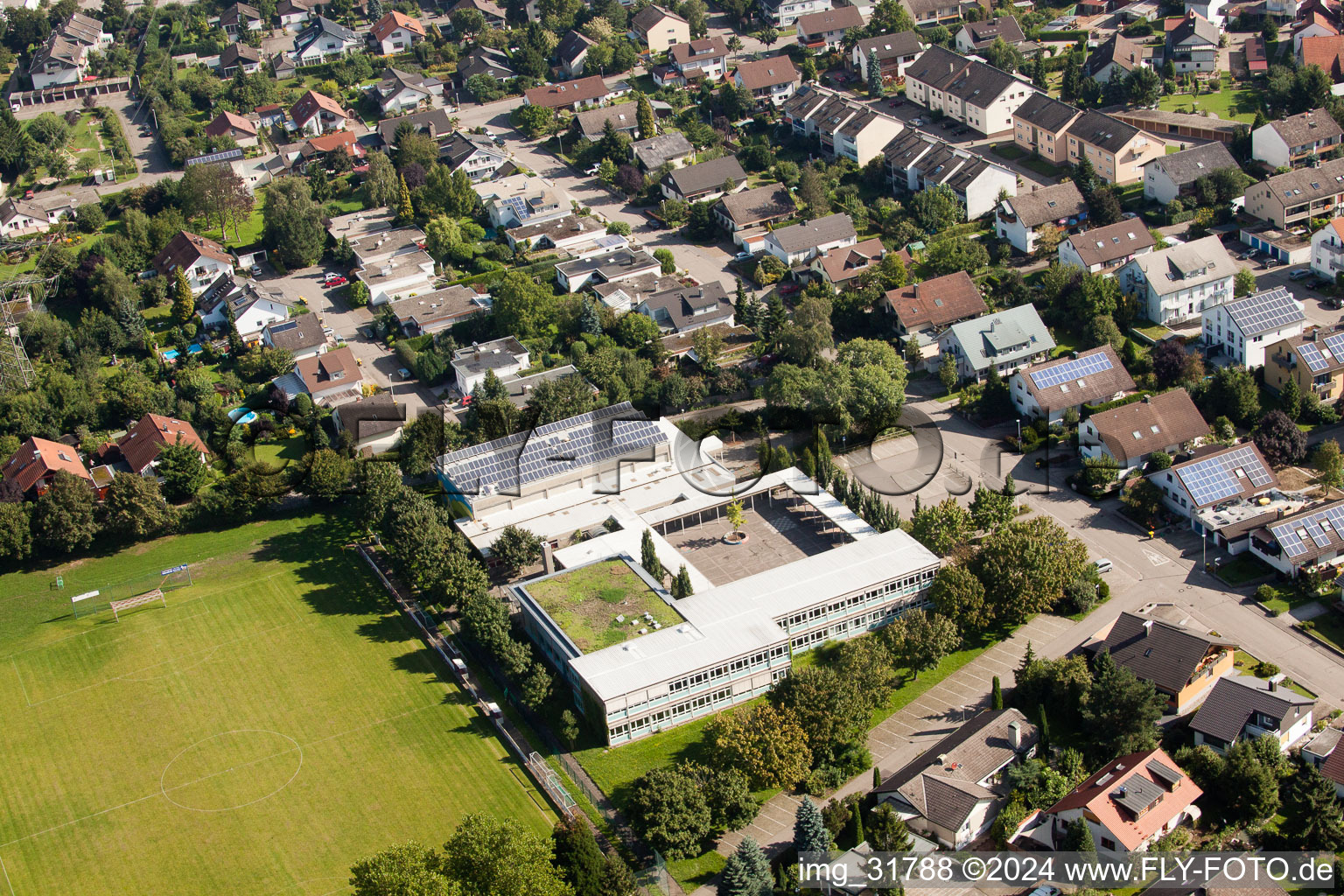 School in the district Vimbuch in Bühl in the state Baden-Wuerttemberg, Germany