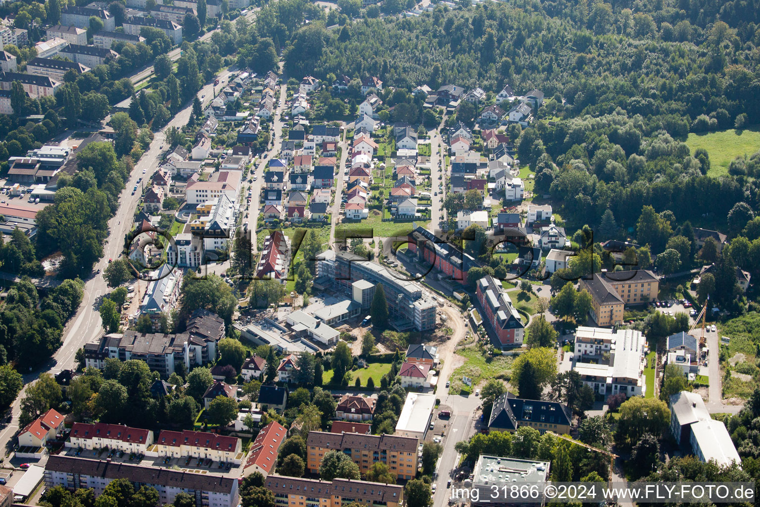 Paris Ring in the district Oos in Baden-Baden in the state Baden-Wuerttemberg, Germany