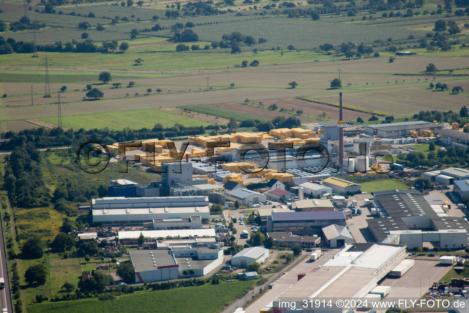 Neumalsch. Ytong factory in Malsch in the state Baden-Wuerttemberg, Germany