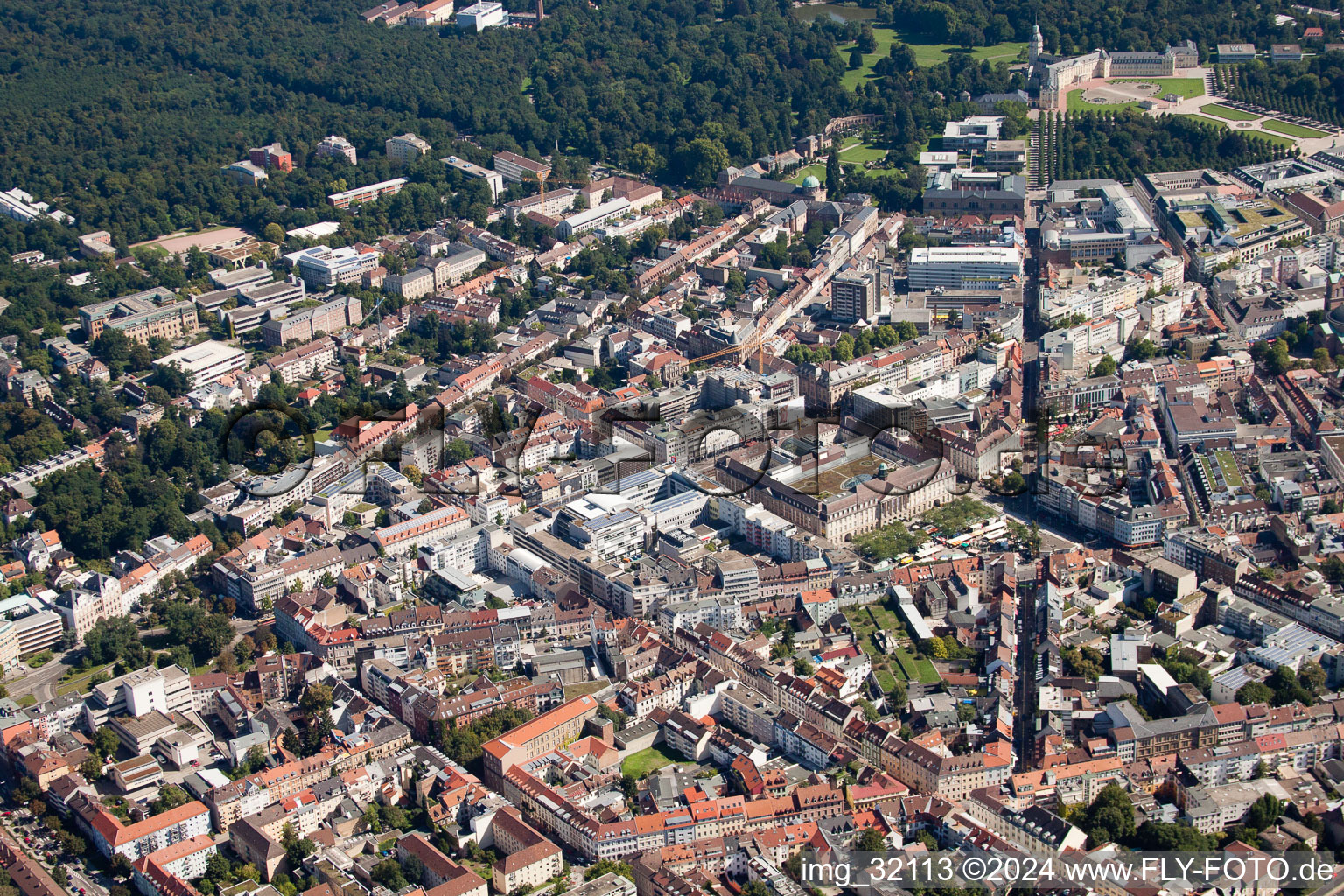 Waldstr in the district Innenstadt-West in Karlsruhe in the state Baden-Wuerttemberg, Germany