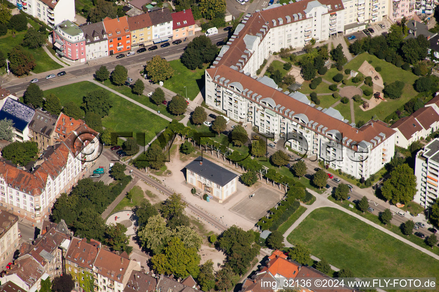 Fliederstrasse Cultural Center in the district Mühlburg in Karlsruhe in the state Baden-Wuerttemberg, Germany