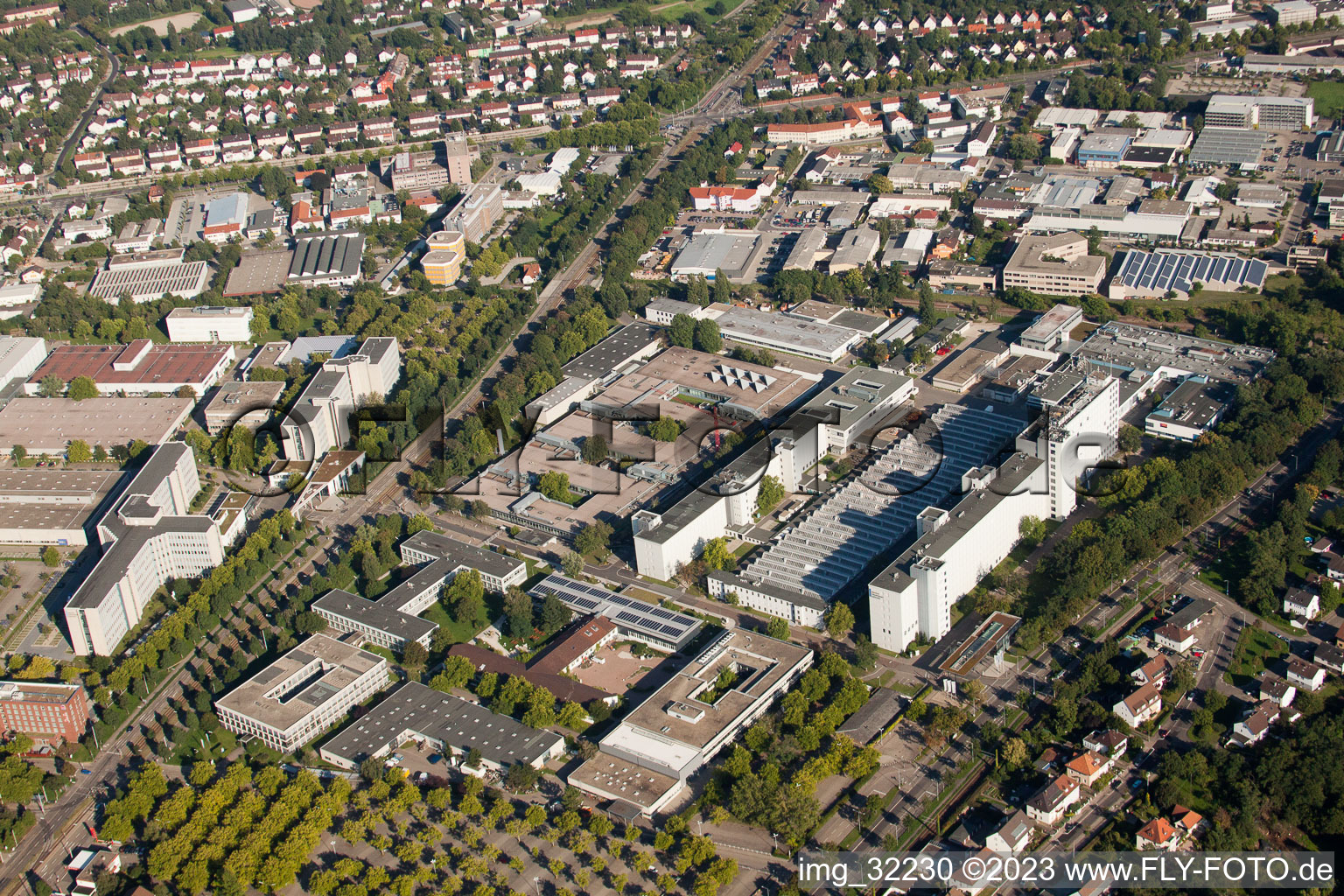 Siemens AG in the district Knielingen in Karlsruhe in the state Baden-Wuerttemberg, Germany
