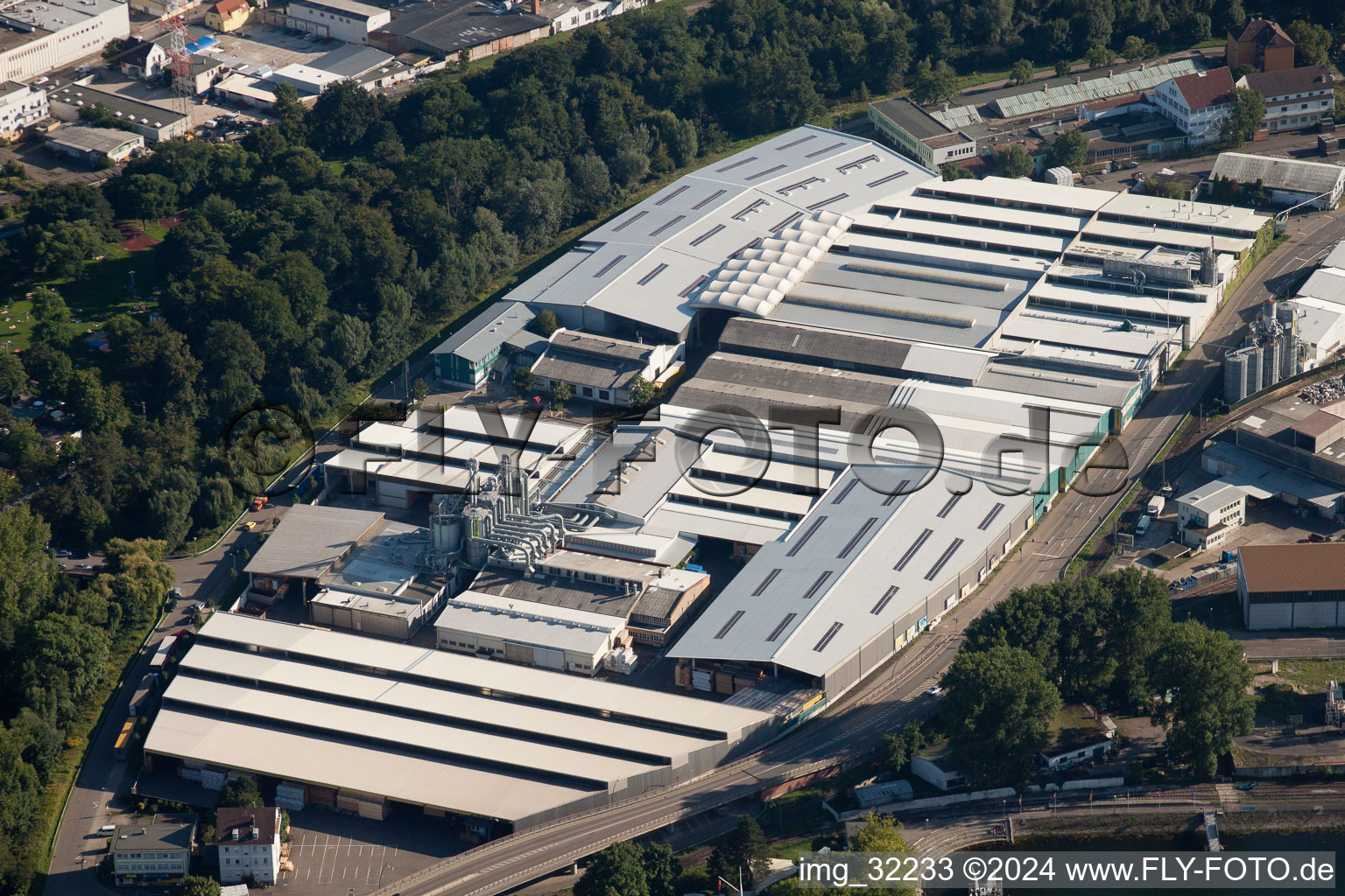 South Ufer Straße, Allspan Spanverarbeitung GmbH in the district Rheinhafen in Karlsruhe in the state Baden-Wuerttemberg, Germany