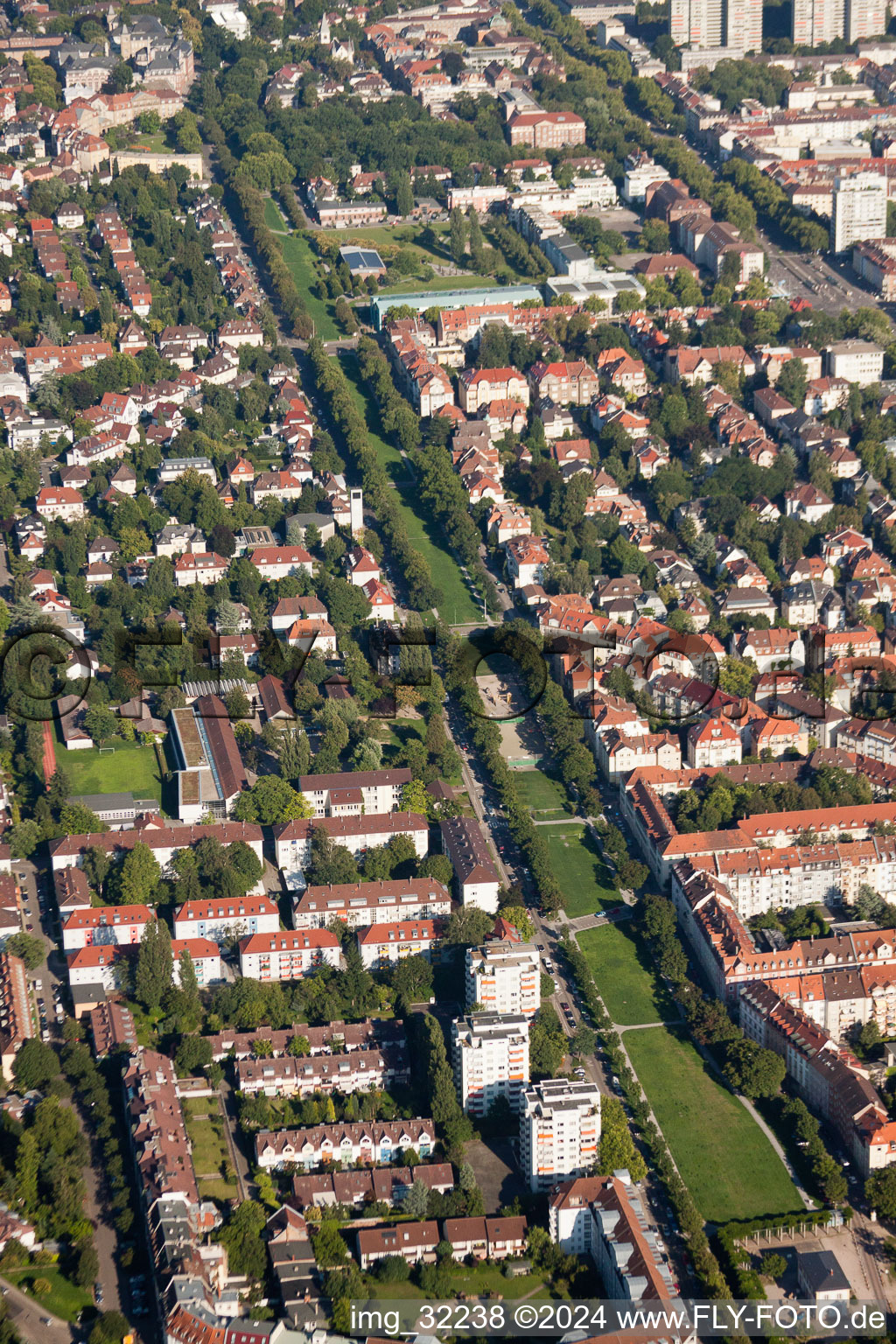 Ludwig Marumstr in the district Mühlburg in Karlsruhe in the state Baden-Wuerttemberg, Germany