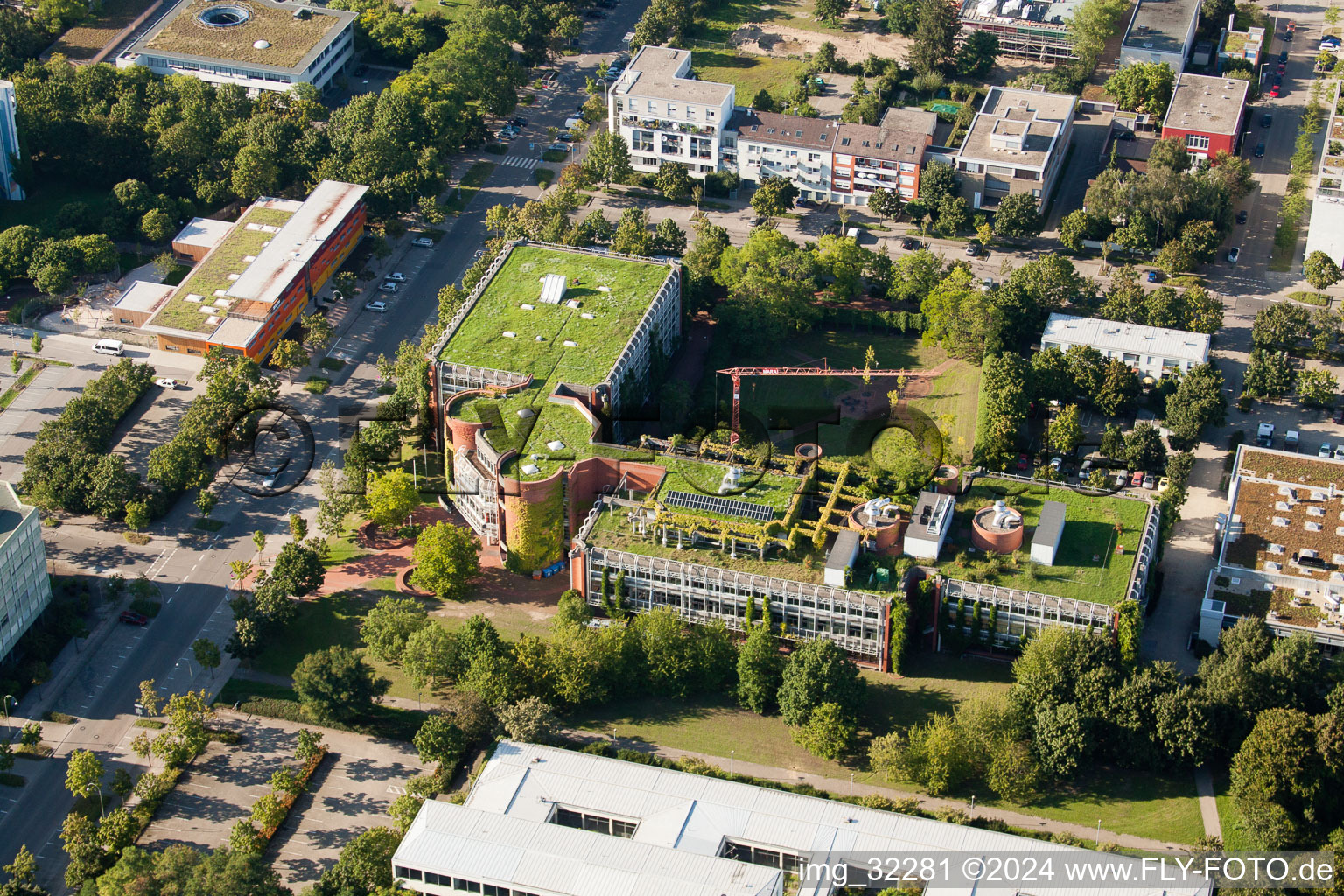 Carl Engler School in the district Südweststadt in Karlsruhe in the state Baden-Wuerttemberg, Germany