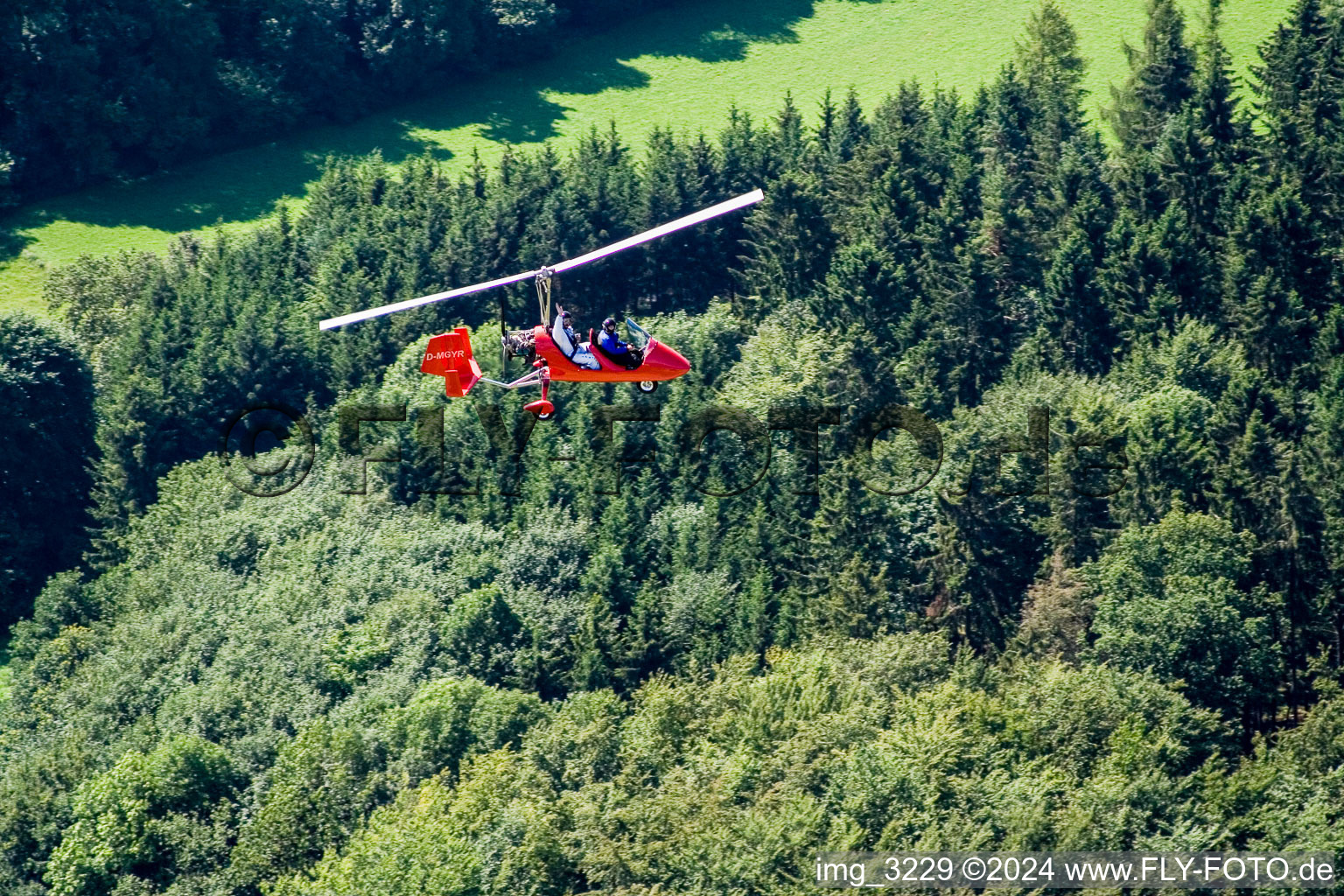 Airport Mosbach Lohrbach EDGM: Gyrocopter at the Airshow 2006 in the district Lohrbach in Mosbach in the state Baden-Wuerttemberg, Germany