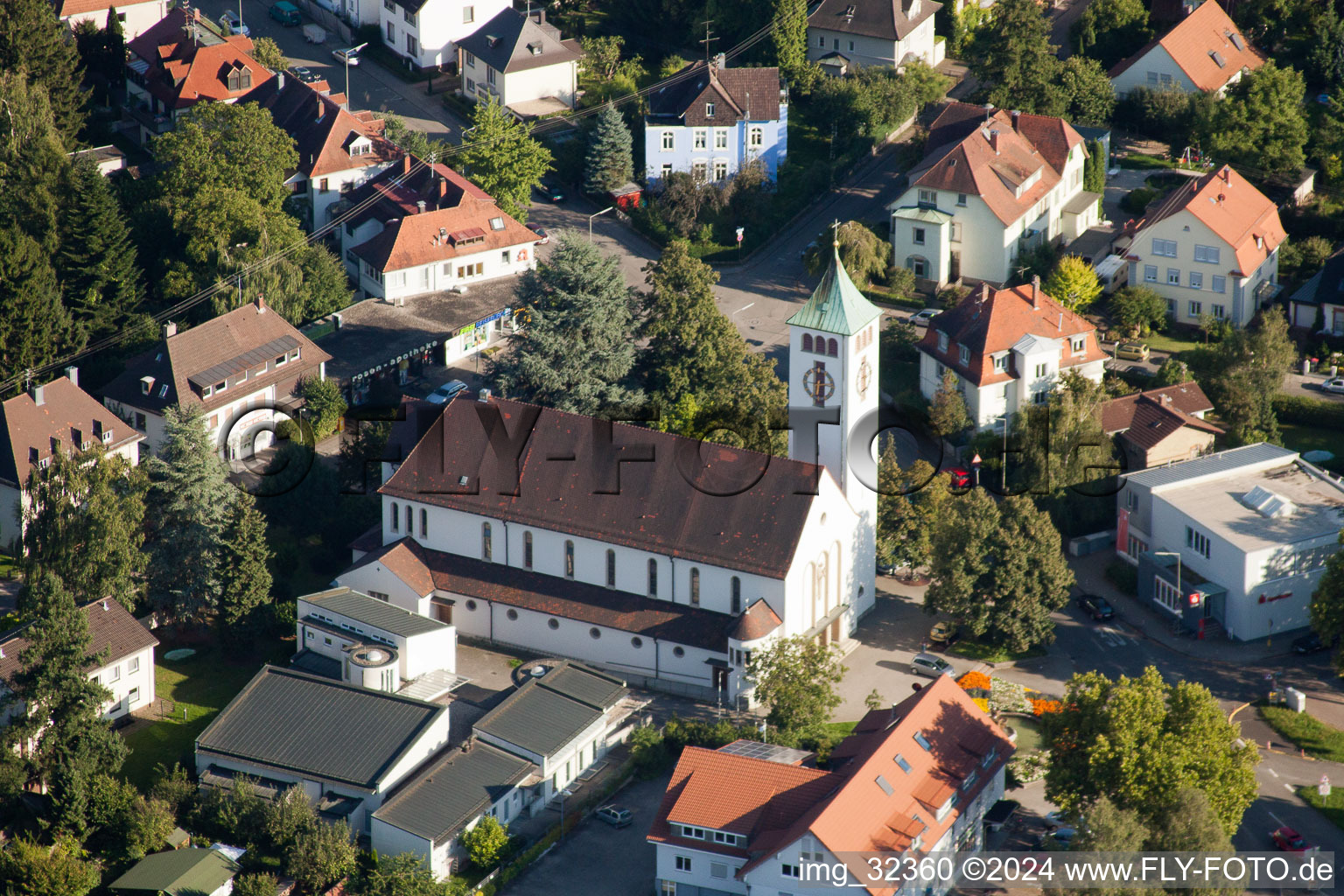 Rüppur, Catholic Christ the King Church in the district Rüppurr in Karlsruhe in the state Baden-Wuerttemberg, Germany