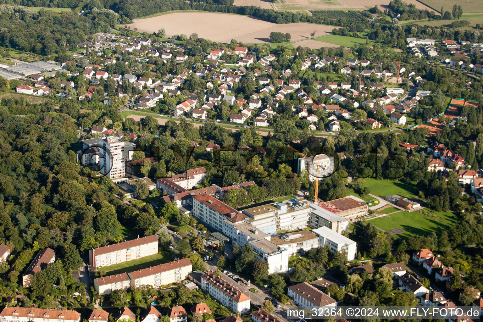 Rüppur, Deaconess Hospital in the district Rüppurr in Karlsruhe in the state Baden-Wuerttemberg, Germany