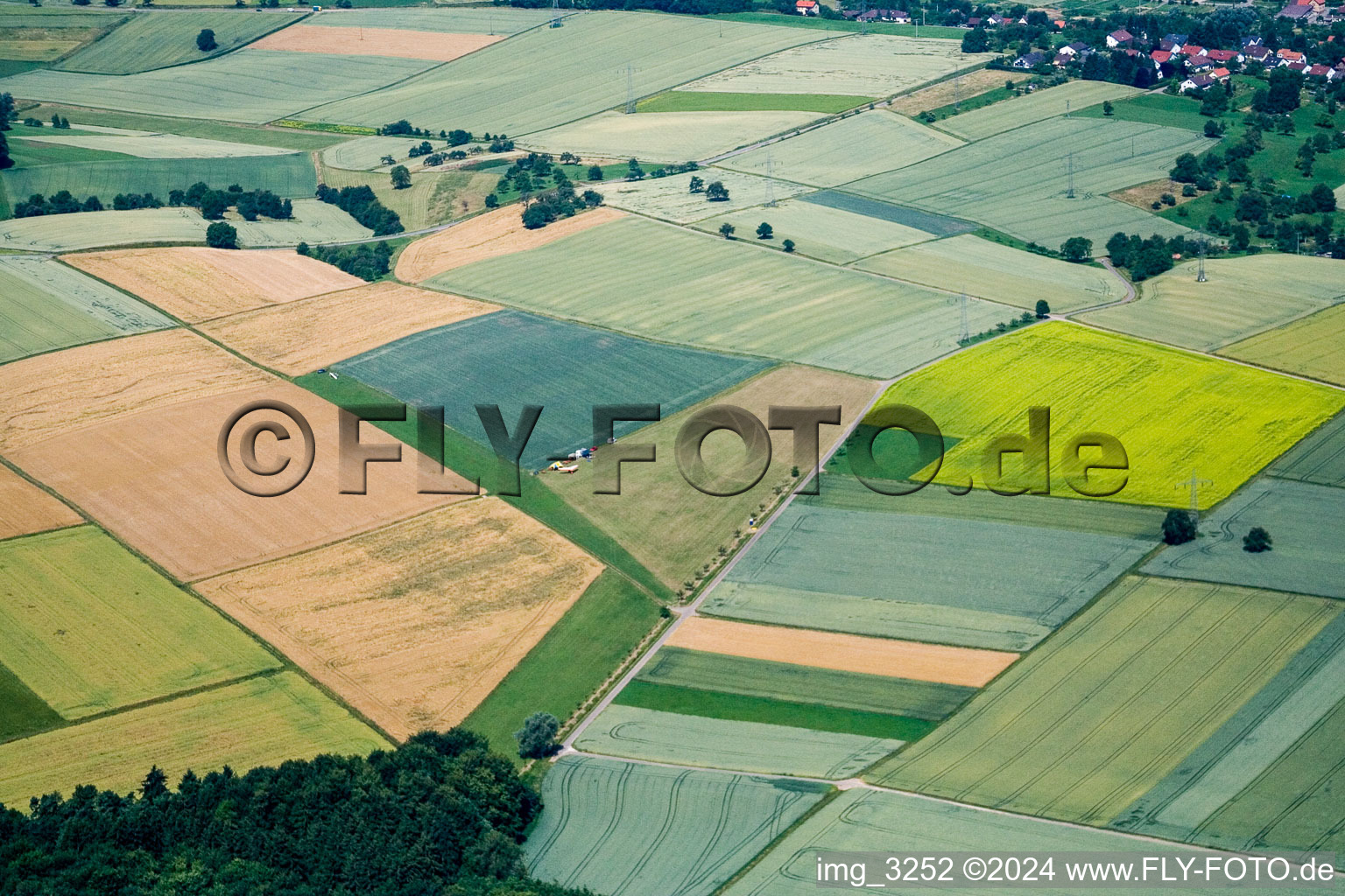 UL launch site in Epfenbach in the state Baden-Wuerttemberg, Germany