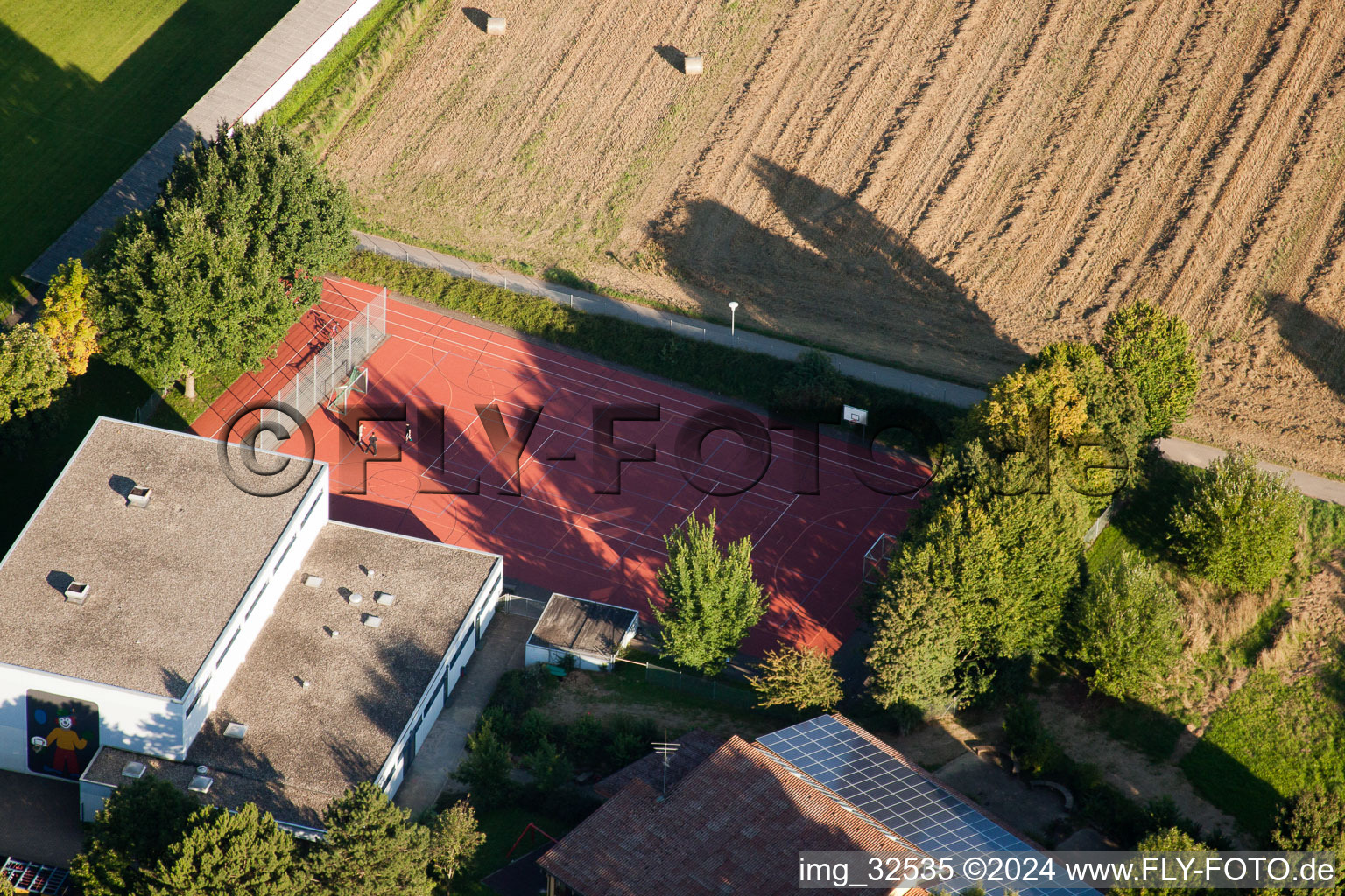 Keltern in the state Baden-Wuerttemberg, Germany out of the air