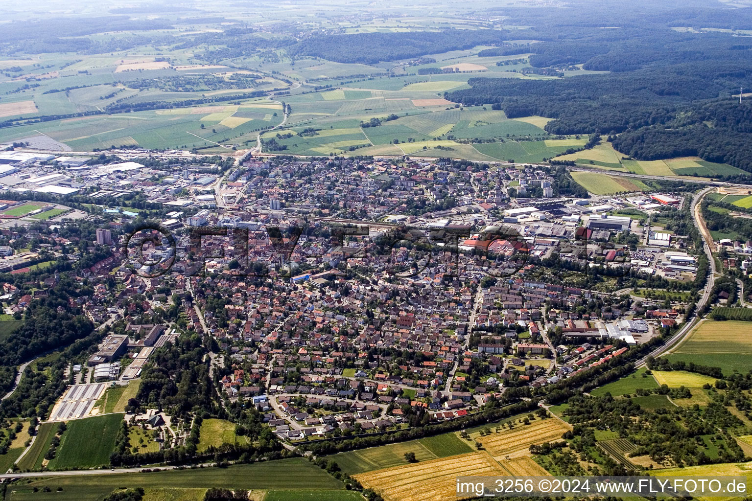 From the north in Sinsheim in the state Baden-Wuerttemberg, Germany