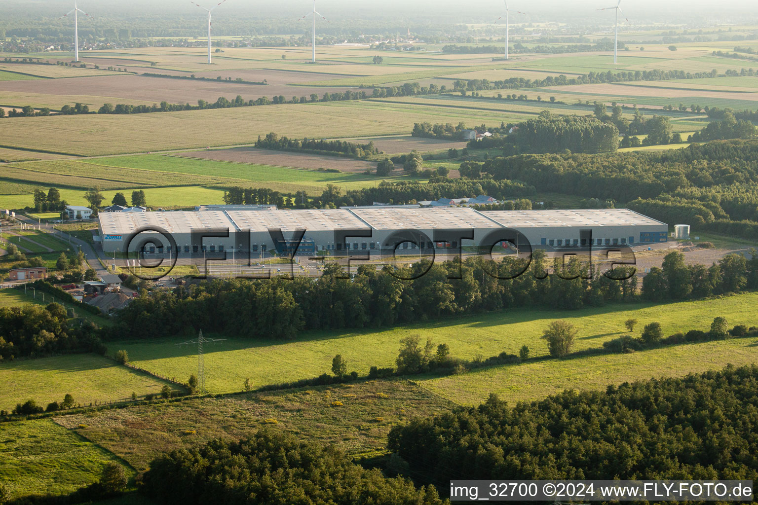 Horst Industrial Estate, Gazely Logistics Center in the district Minderslachen in Kandel in the state Rhineland-Palatinate, Germany