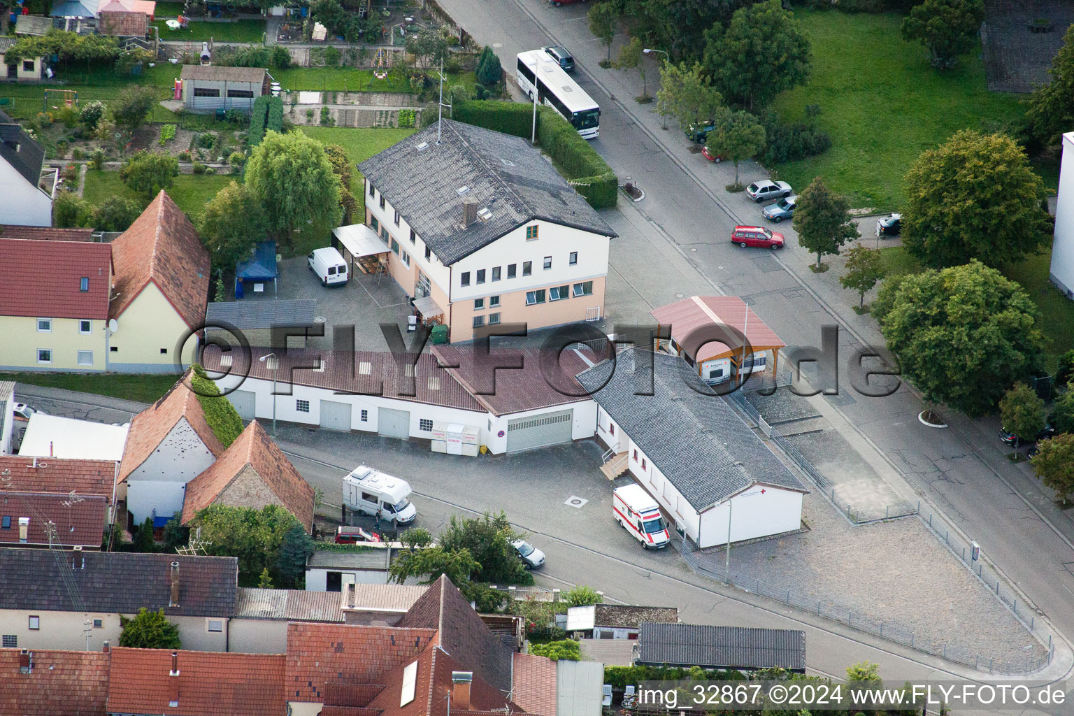 Red Cross Headquarters in Kandel in the state Rhineland-Palatinate, Germany