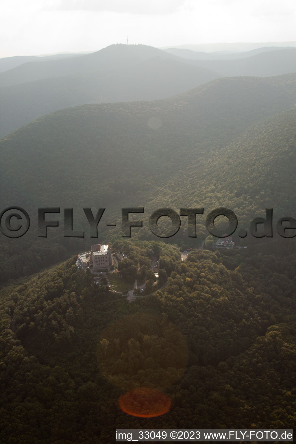 Hambach, Hambach Castle in the district Hambach an der Weinstraße in Neustadt an der Weinstraße in the state Rhineland-Palatinate, Germany