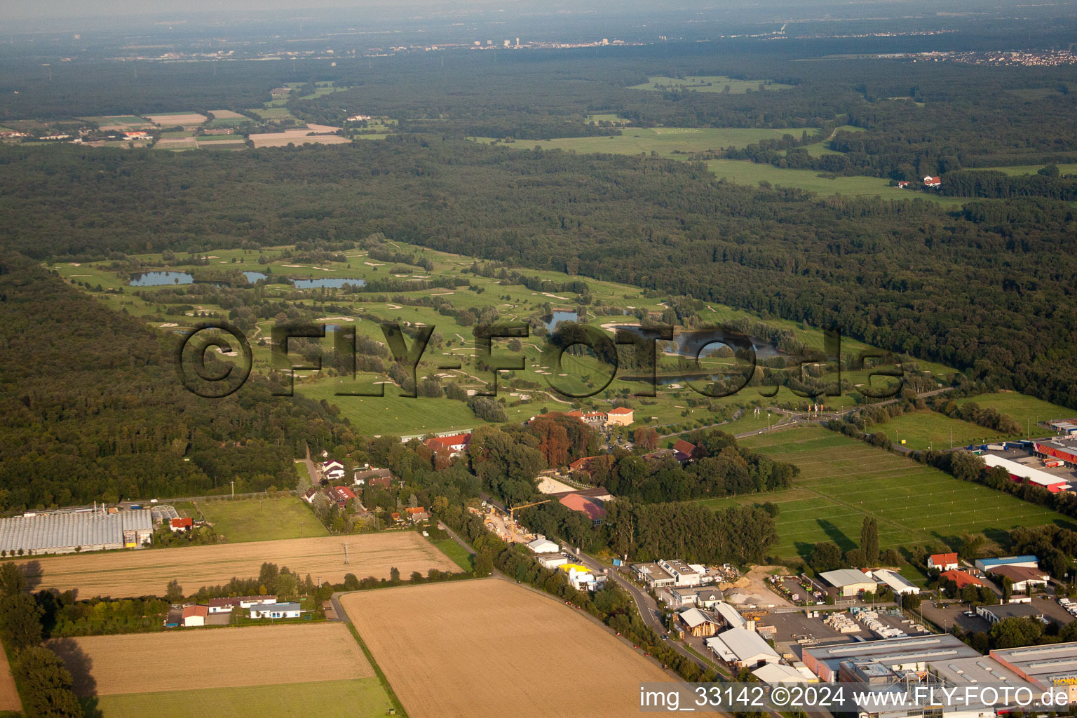 Golf course Landgut Dreihof in Essingen in the state Rhineland-Palatinate, Germany