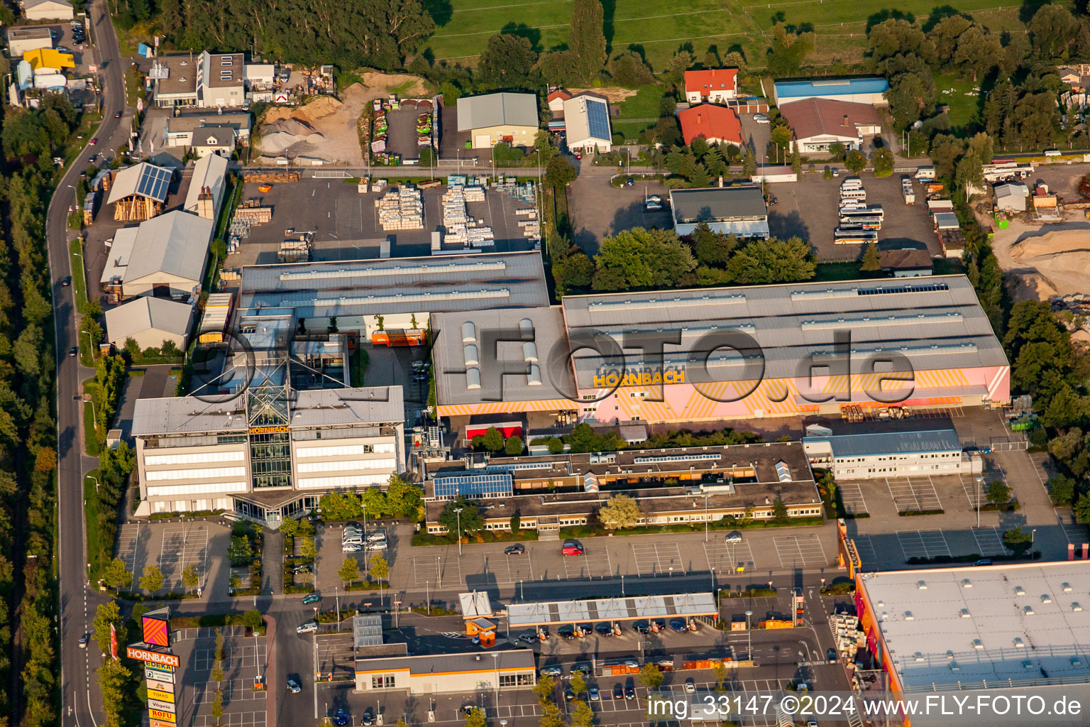 Hornbach Building Center in the district Dreihof in Bornheim in the state Rhineland-Palatinate, Germany