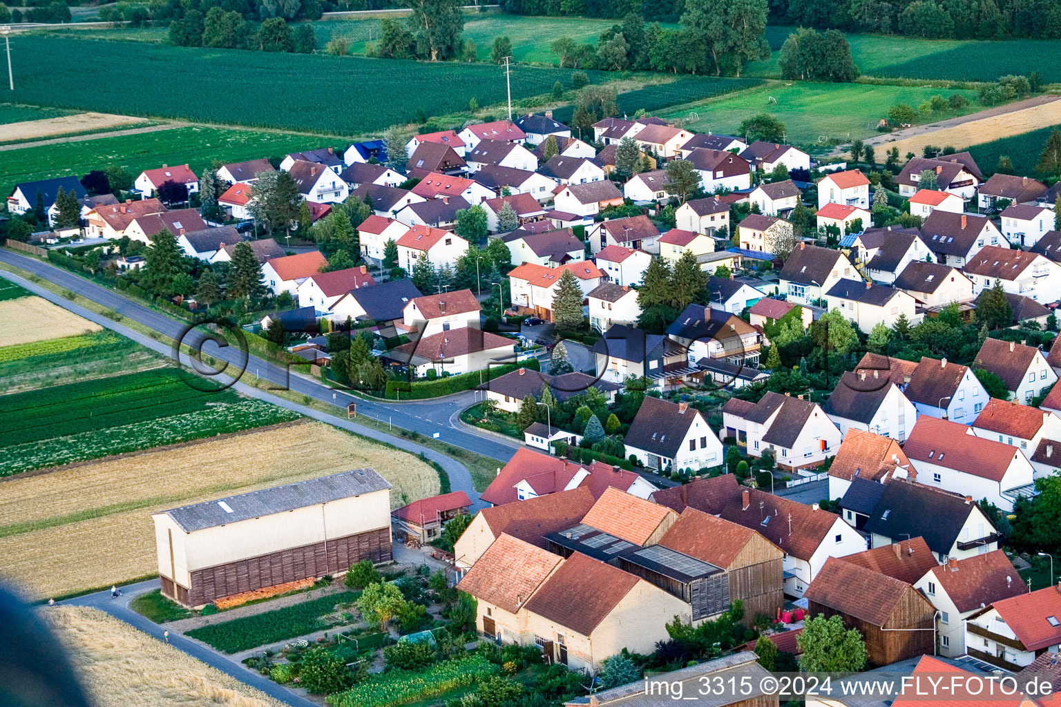 Maxstr in Hatzenbühl in the state Rhineland-Palatinate, Germany