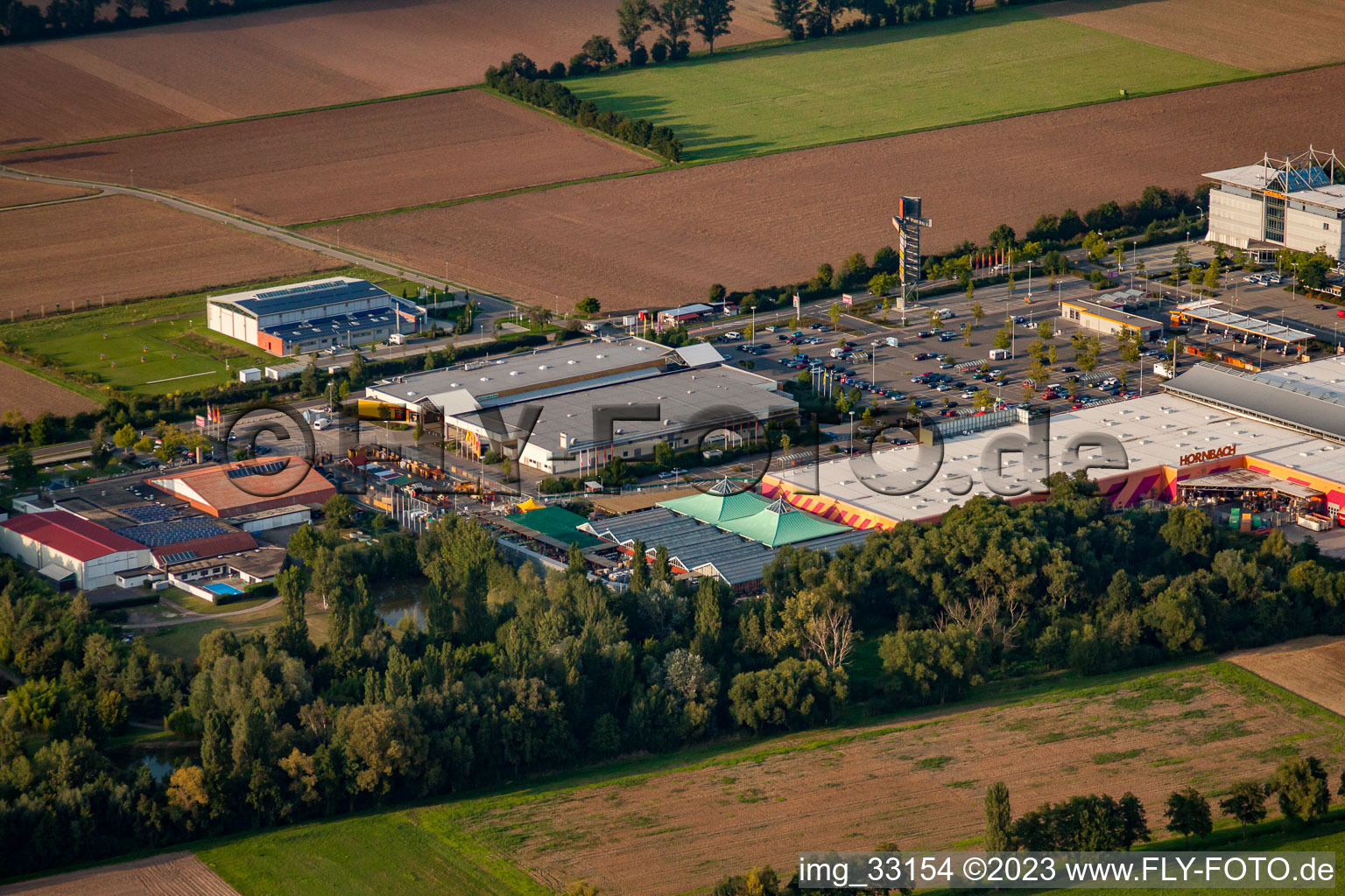 Hornbach Building Center in the district Dreihof in Bornheim in the state Rhineland-Palatinate, Germany