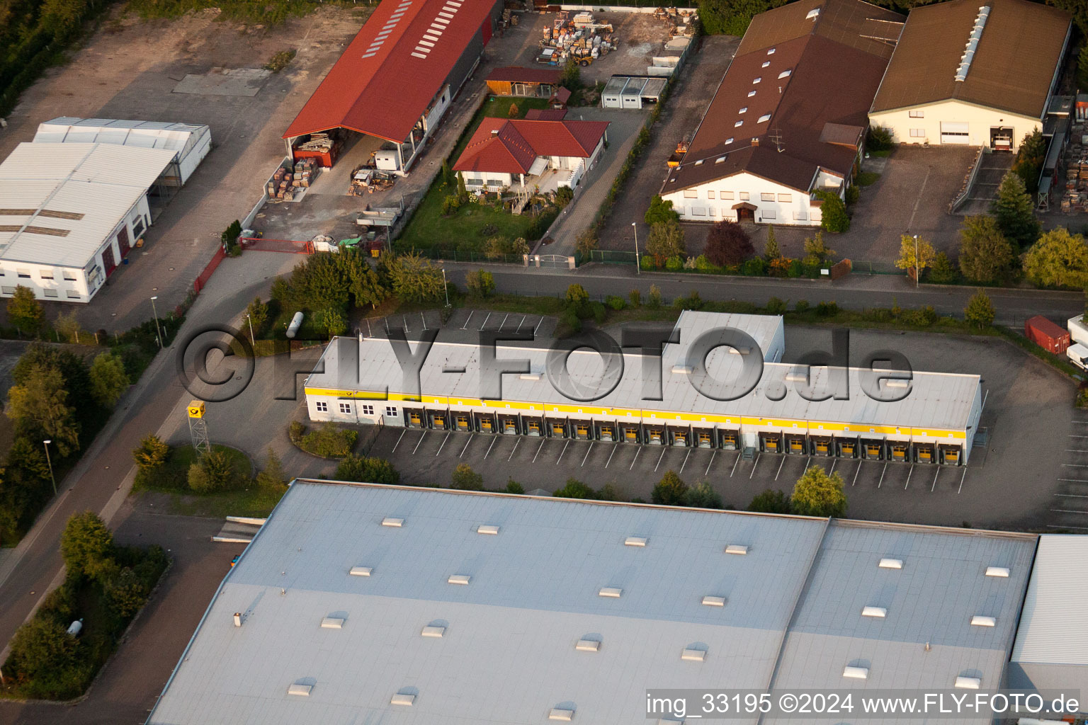 Drone image of Rohrbach in the state Rhineland-Palatinate, Germany