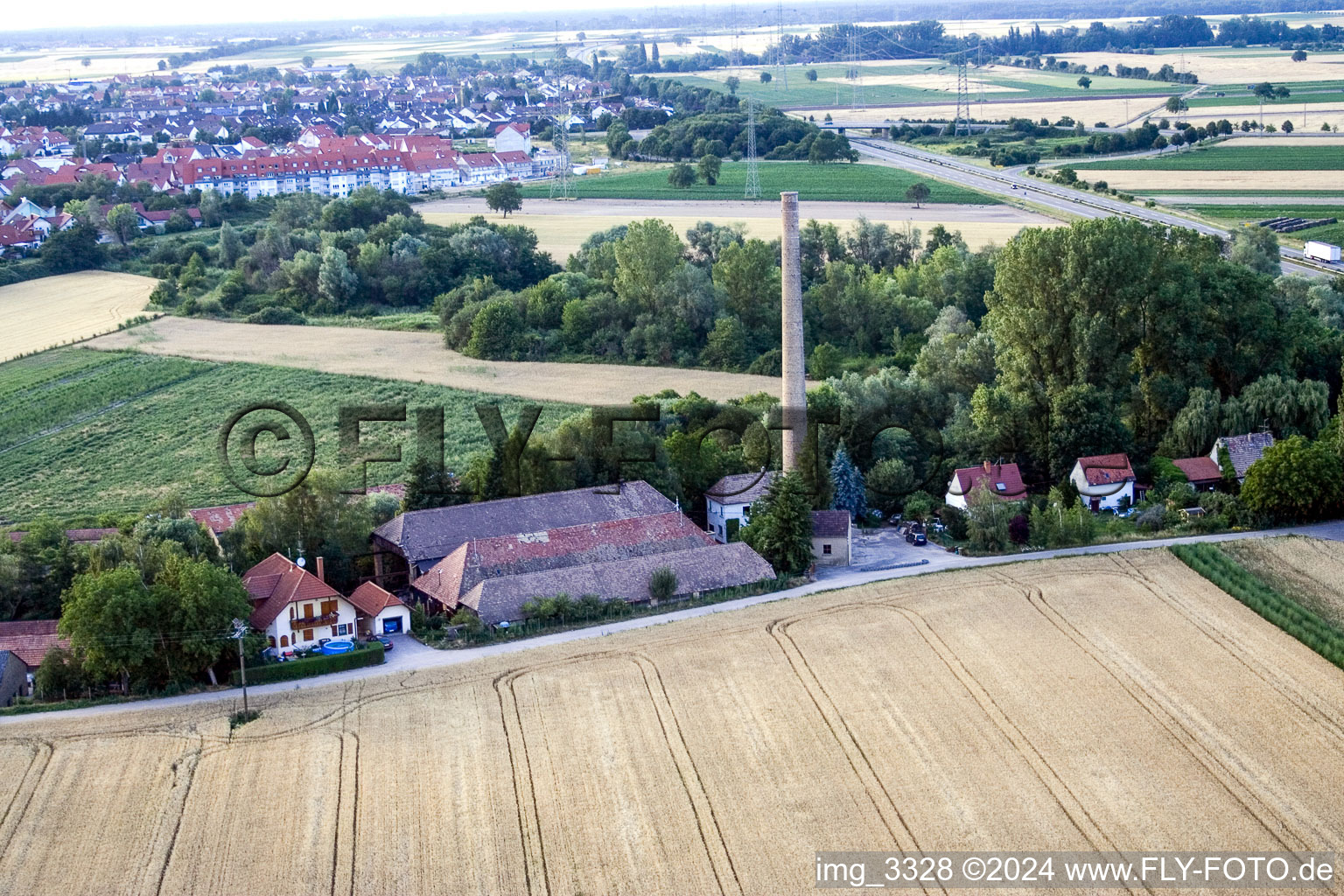 Brickworks in Rülzheim in the state Rhineland-Palatinate, Germany