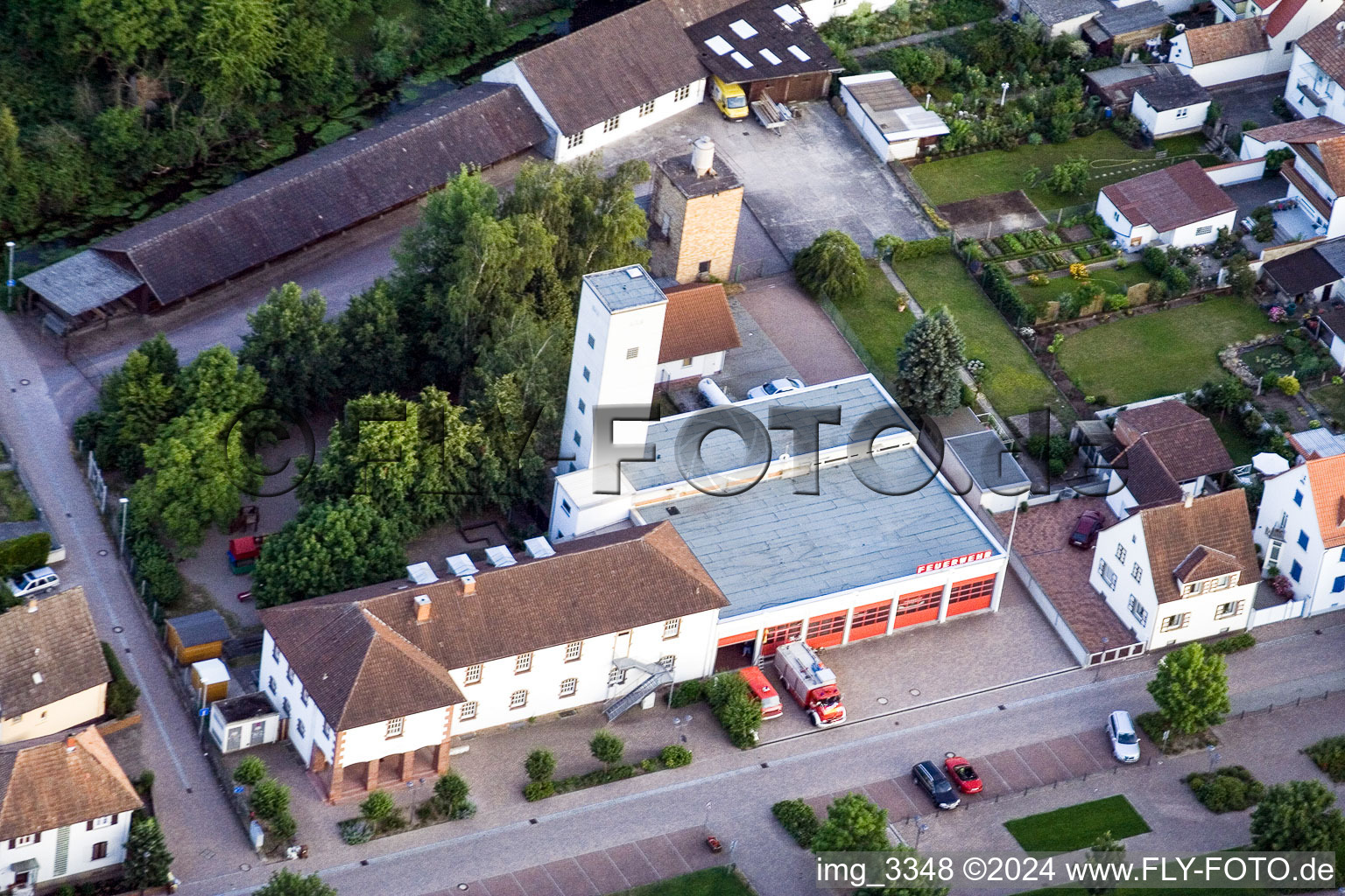 Fire department in Rülzheim in the state Rhineland-Palatinate, Germany