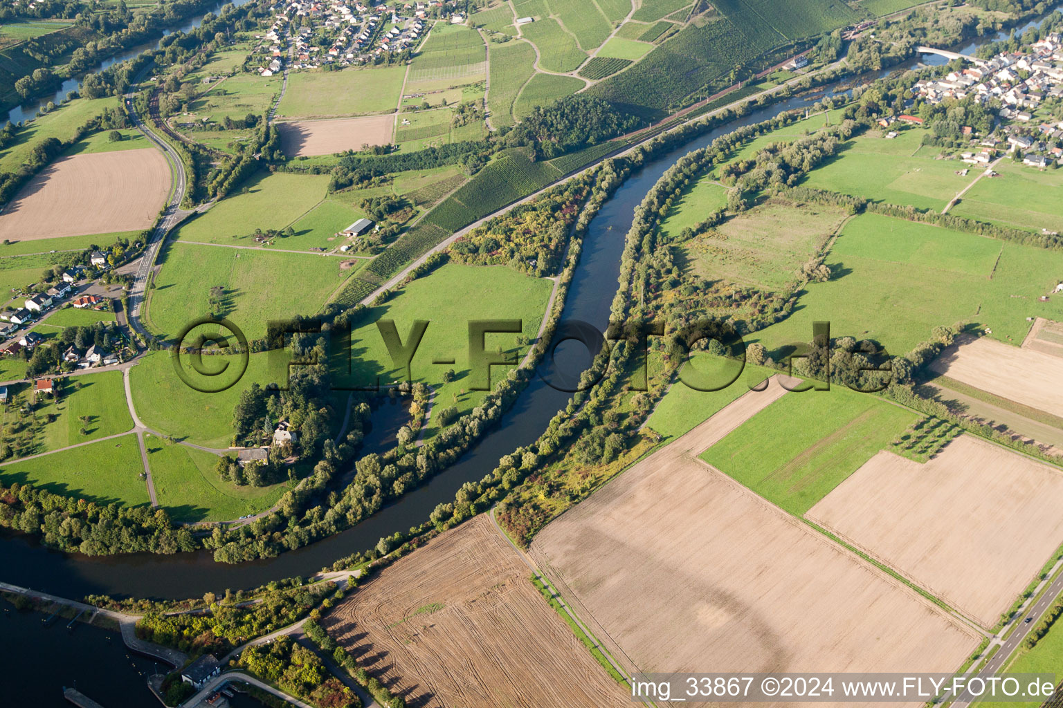 Place in a Saar loop in the district Könen in Konz in the state Rhineland-Palatinate, Germany