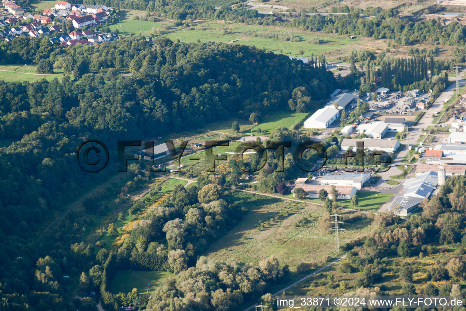 Gliding below me in Konz in the state Rhineland-Palatinate, Germany