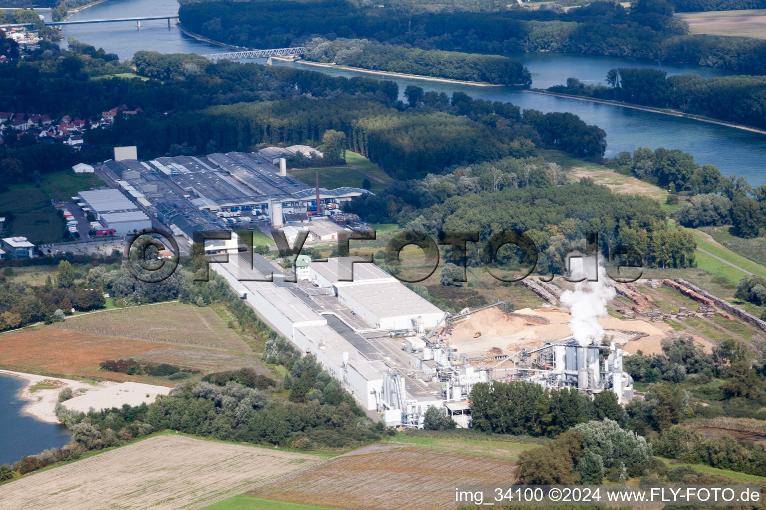 Building and production halls on the premises of Nolte Moebel GmbH & Co. KG in Germersheim in the state Rhineland-Palatinate, Germany