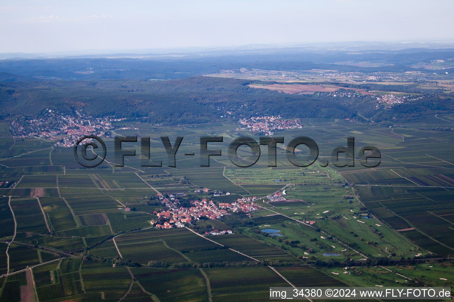 Golf Club German Wine Route in Dackenheim in the state Rhineland-Palatinate, Germany