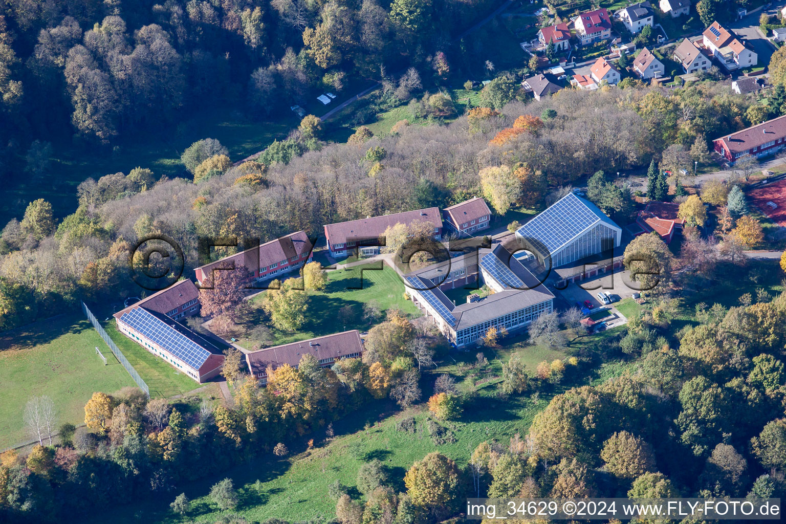 Private Trifels High School in Annweiler am Trifels in the state Rhineland-Palatinate, Germany