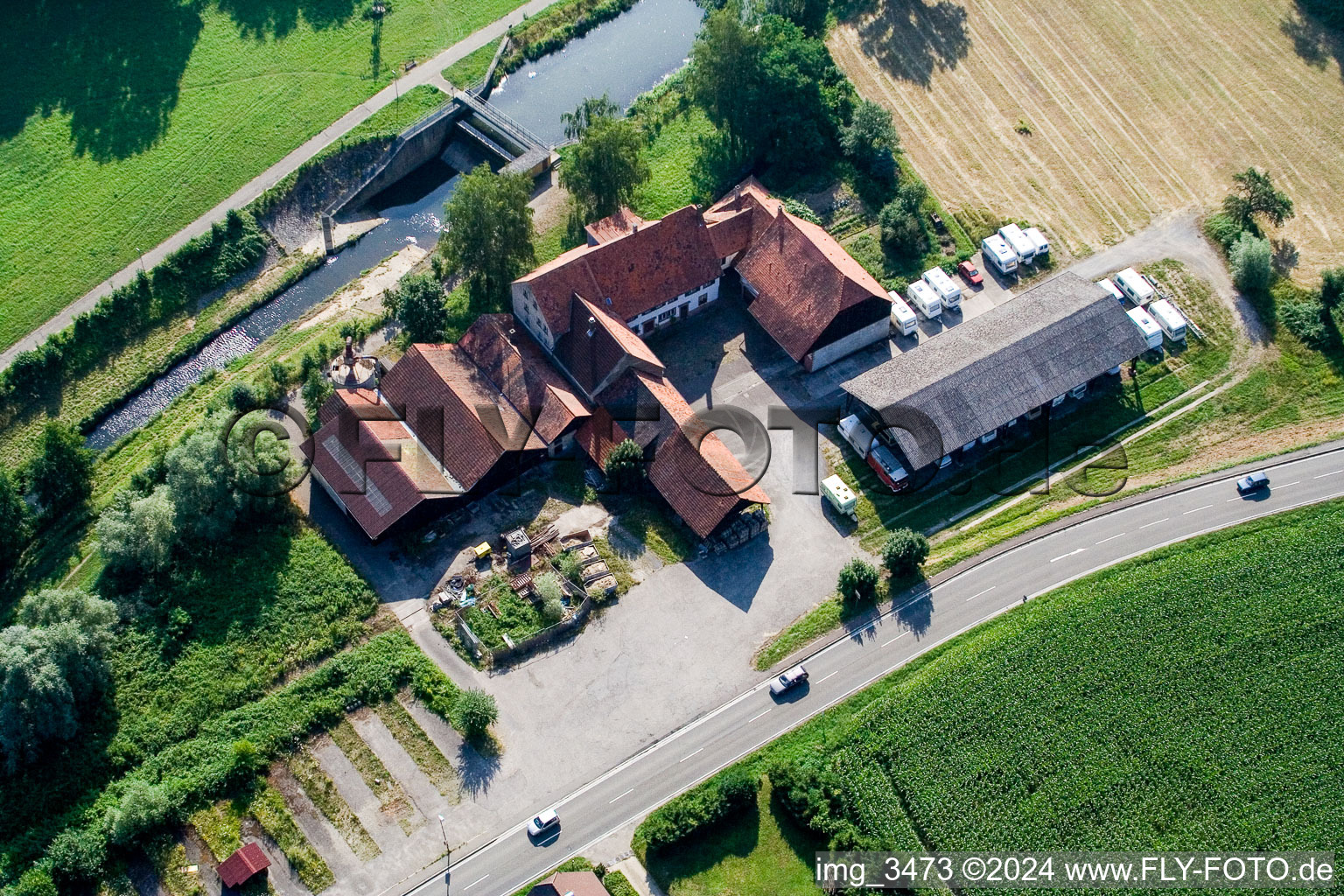 Berghausen in the district Söllingen in Pfinztal in the state Baden-Wuerttemberg, Germany