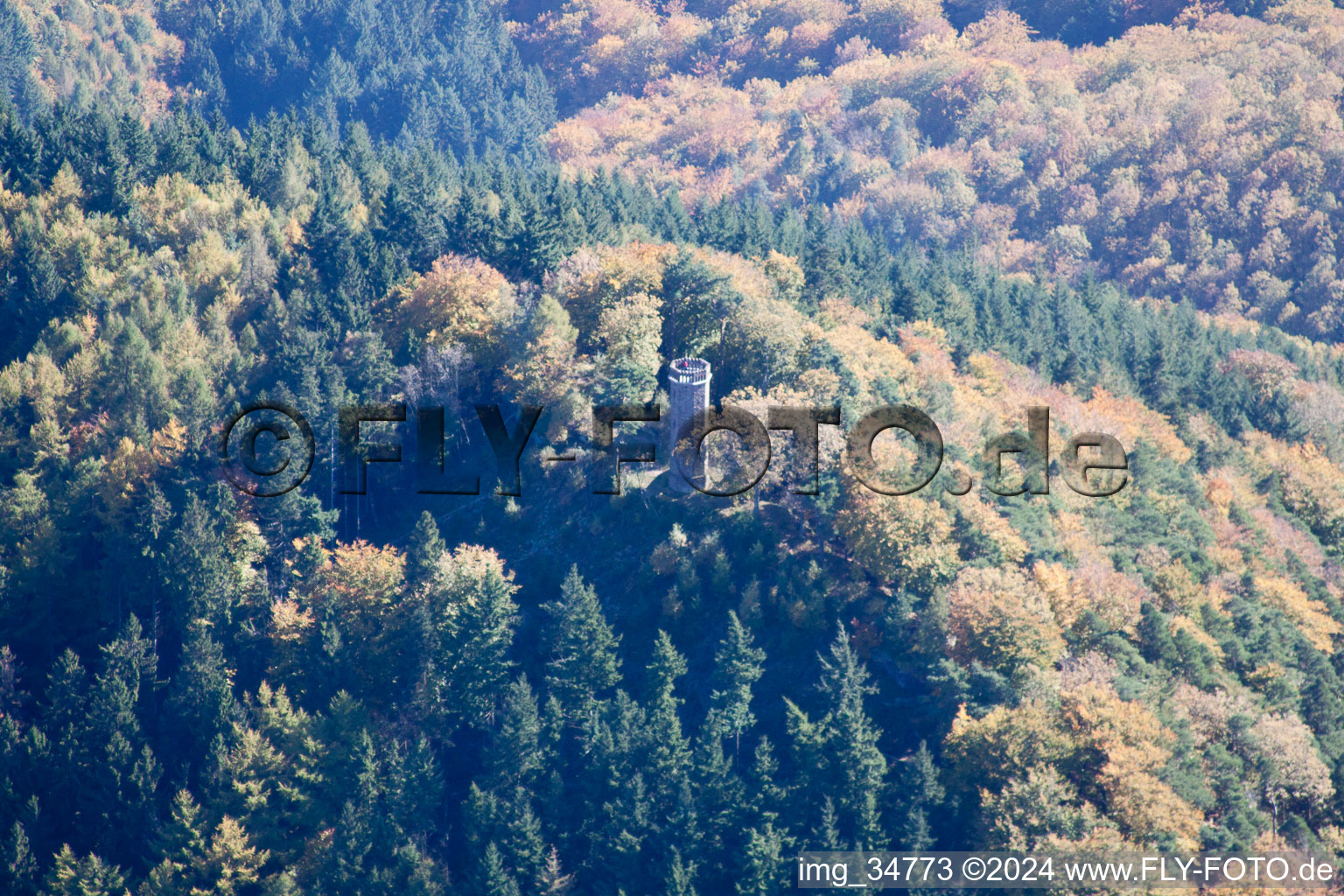 Rehberg Tower in Waldrohrbach in the state Rhineland-Palatinate, Germany