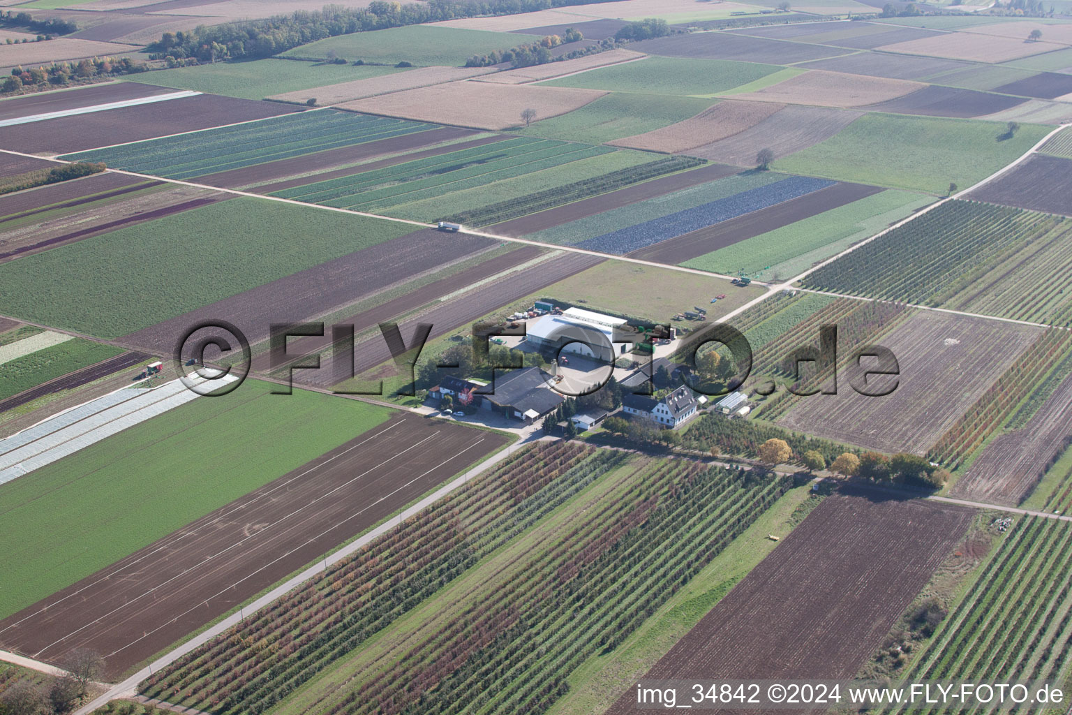 Winden in the state Rhineland-Palatinate, Germany from above