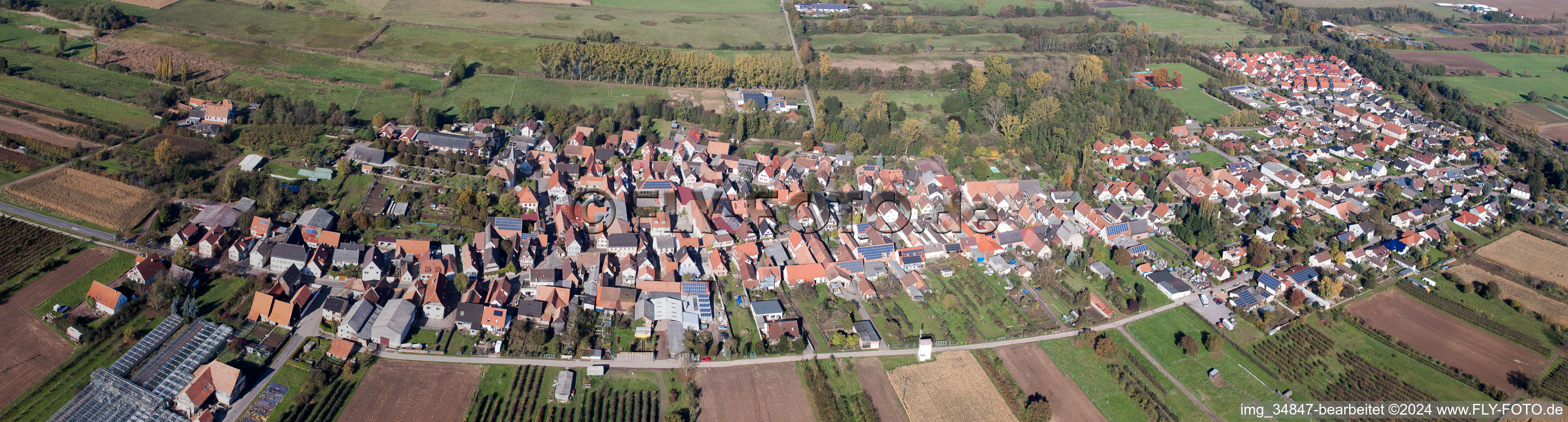 Panorama in Winden in the state Rhineland-Palatinate, Germany