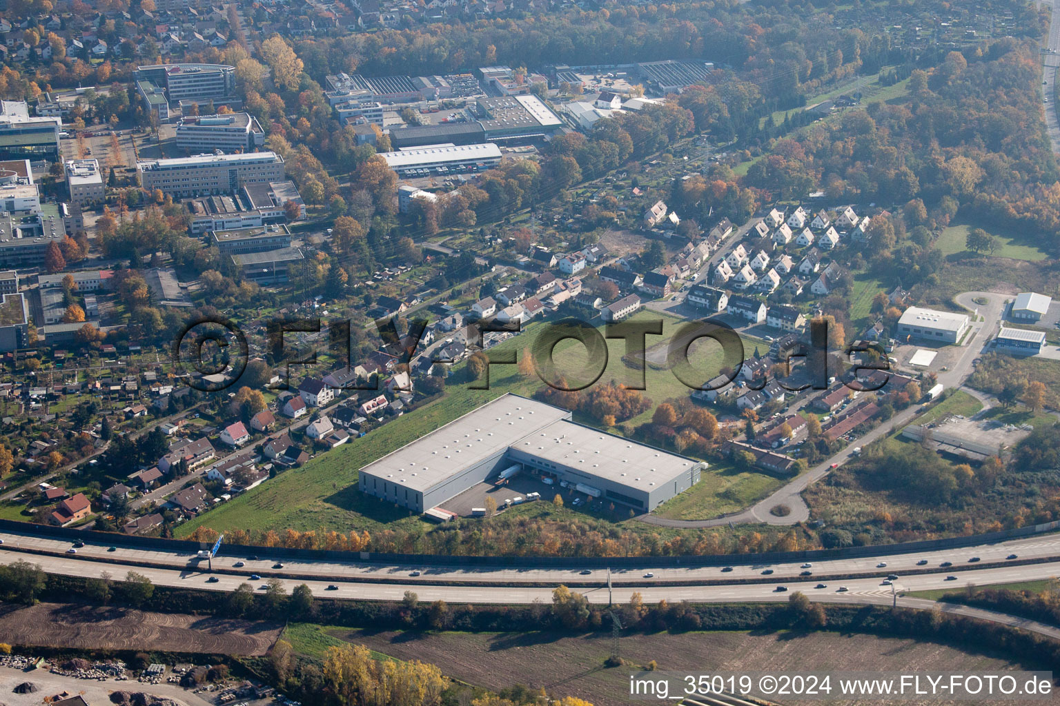 Wachhausstrasse in the district Durlach in Karlsruhe in the state Baden-Wuerttemberg, Germany