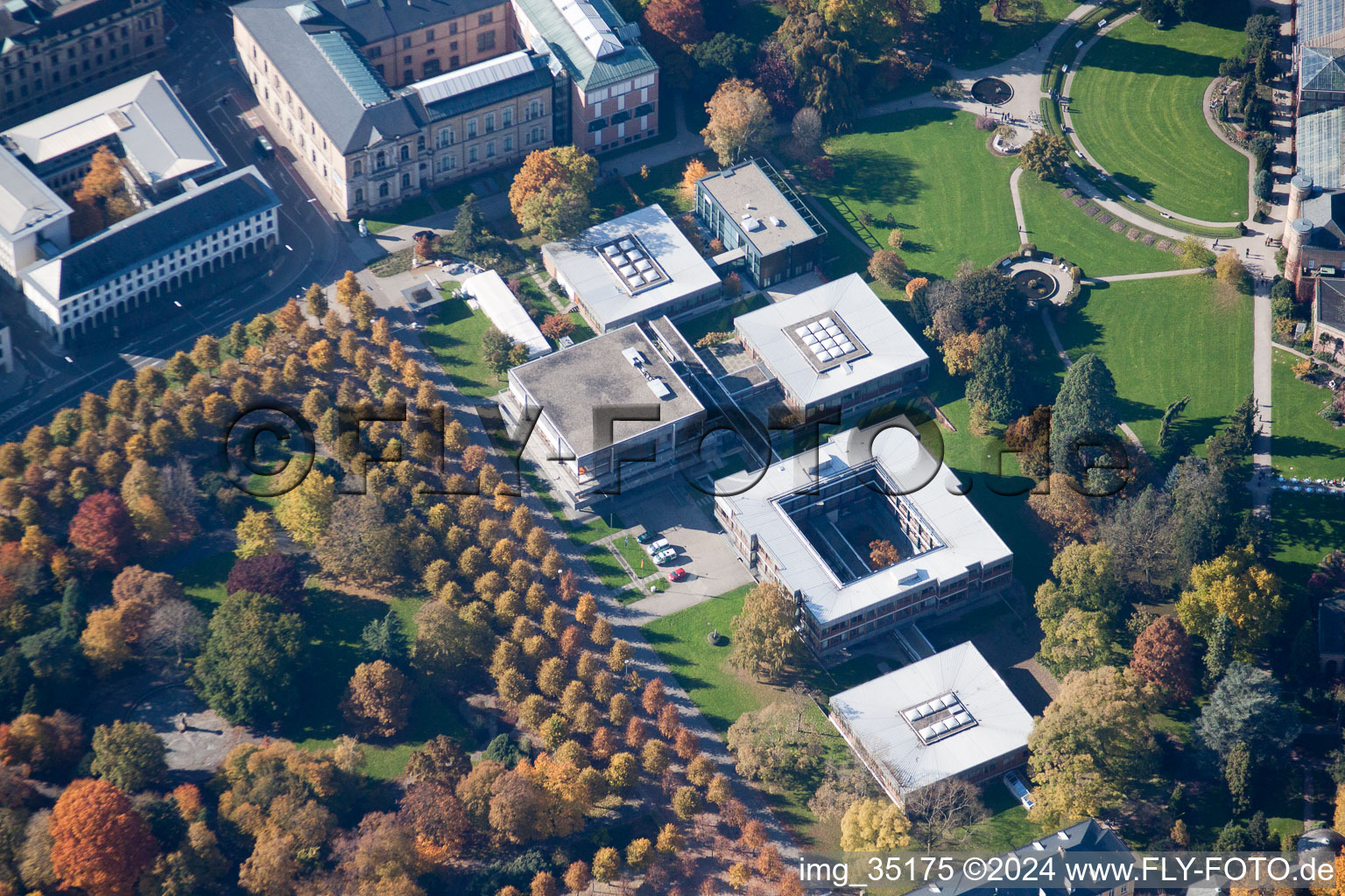 Campus building of the university KIT in Karlsruhe in the state Baden-Wurttemberg