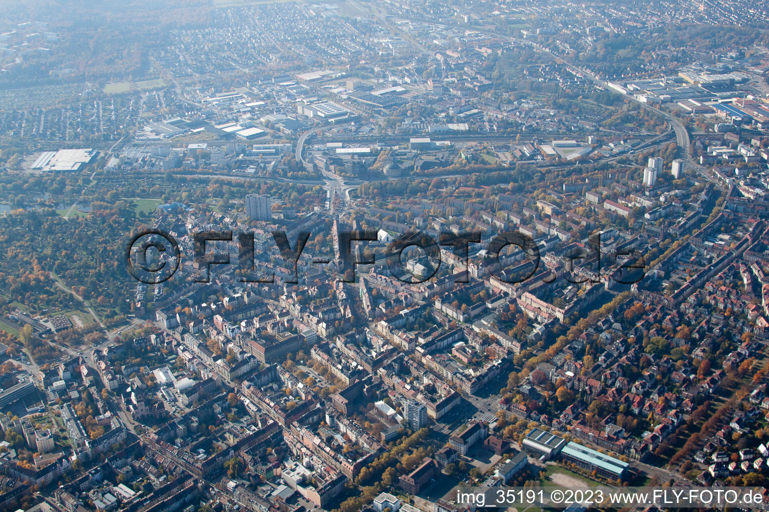 Yorkstrasse in the district Weststadt in Karlsruhe in the state Baden-Wuerttemberg, Germany