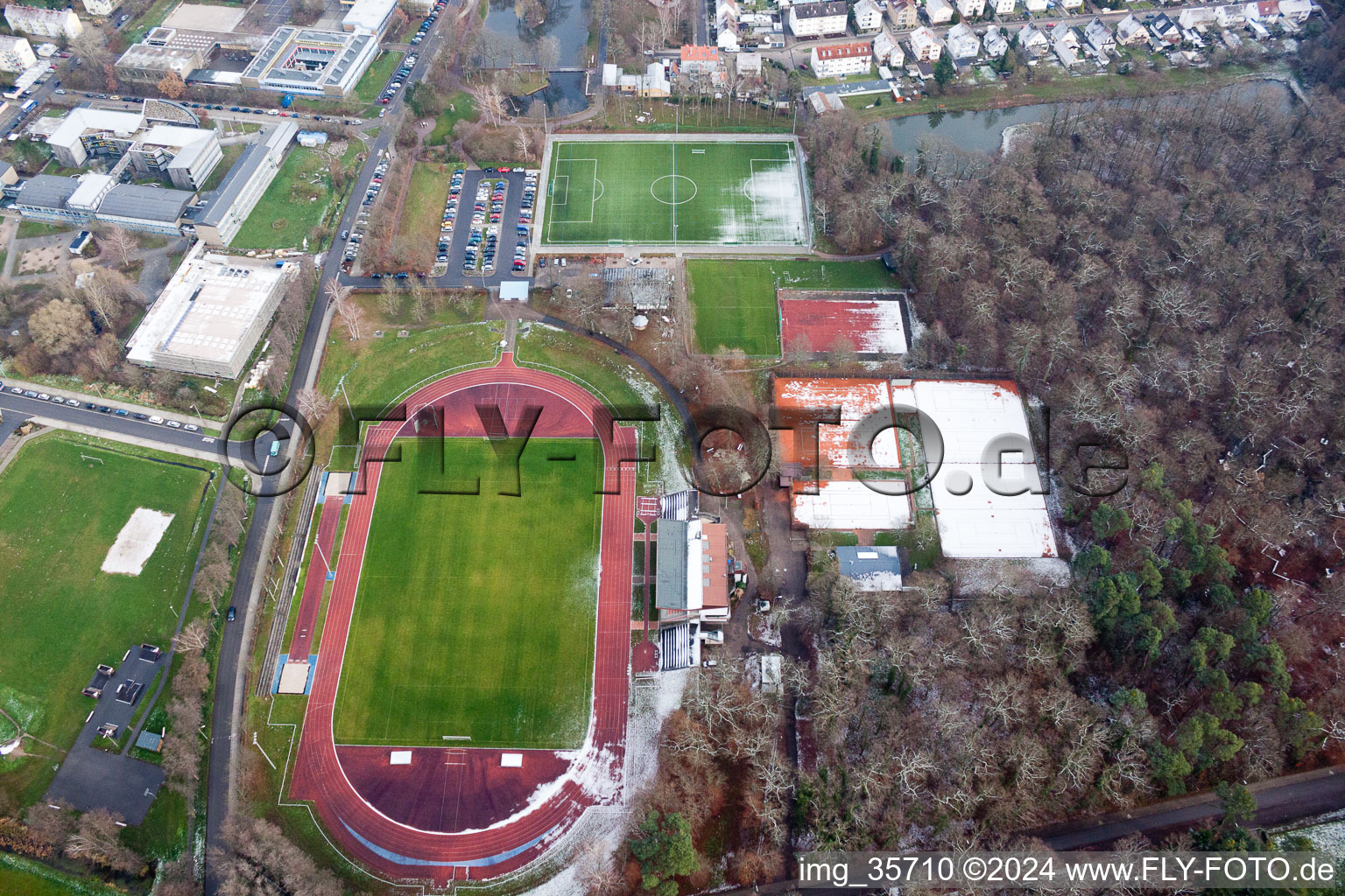 Oblique view of Kandel in the state Rhineland-Palatinate, Germany