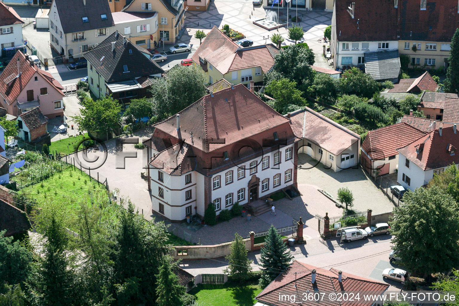 Building of youth centre Home Youth And Culture M.j.c. in Lauterbourg in Grand Est, France