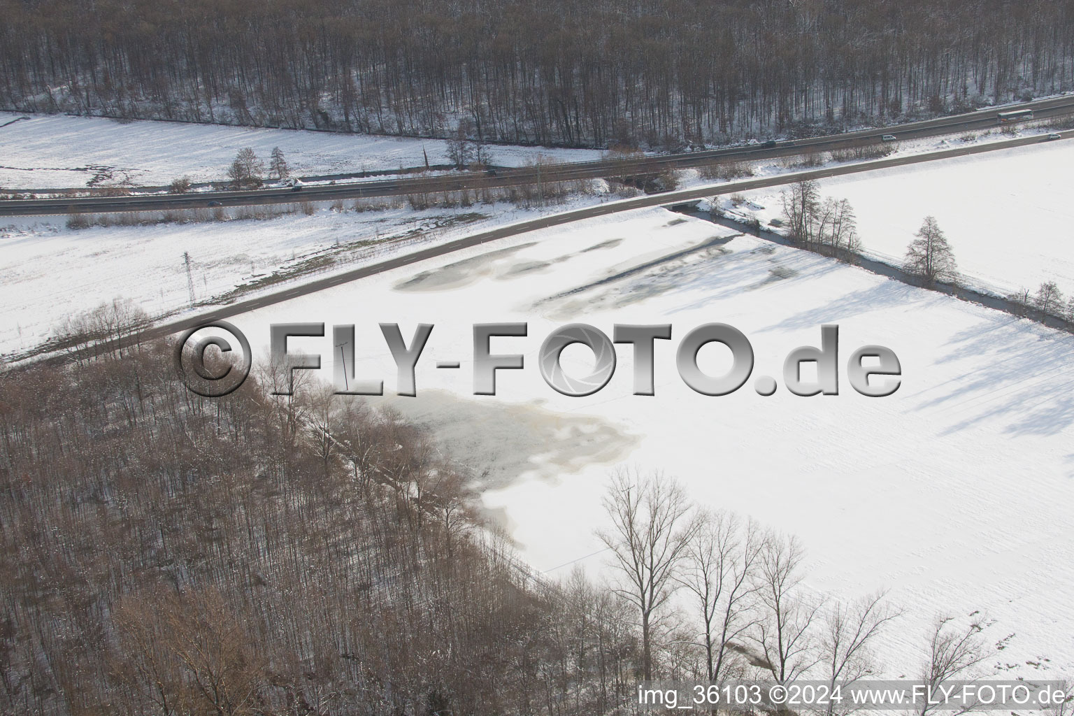 Kandel in the state Rhineland-Palatinate, Germany from a drone