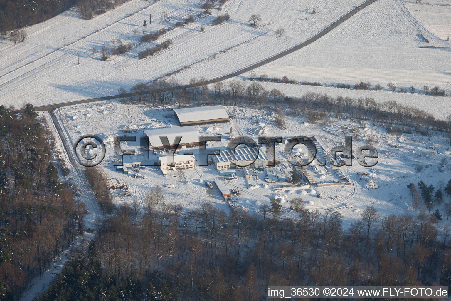 Sawmill in Hagenbach in the state Rhineland-Palatinate, Germany