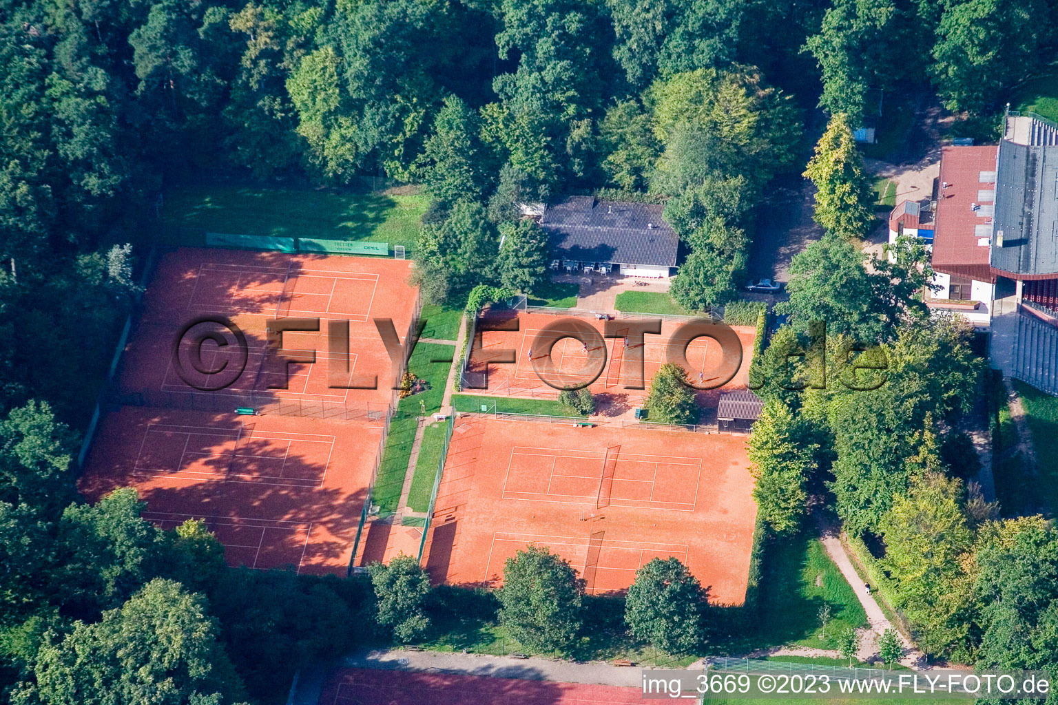 Tennis club in Kandel in the state Rhineland-Palatinate, Germany