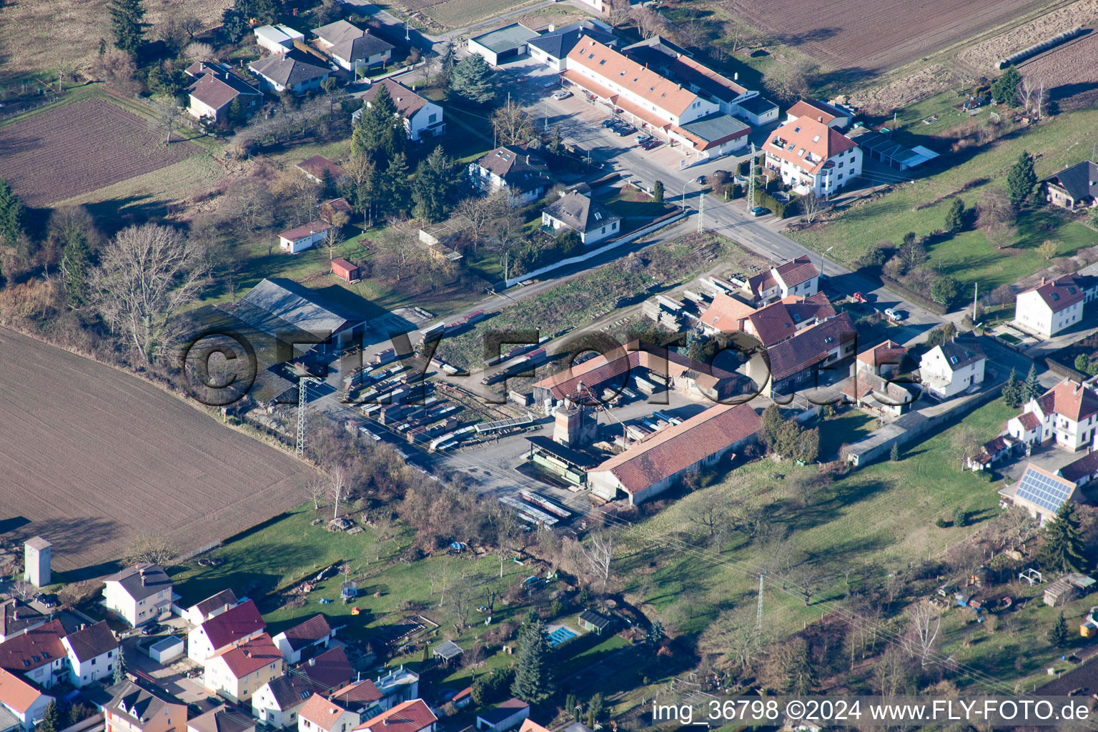 Neustadter Straße Holz-Forster in Lingenfeld in the state Rhineland-Palatinate, Germany