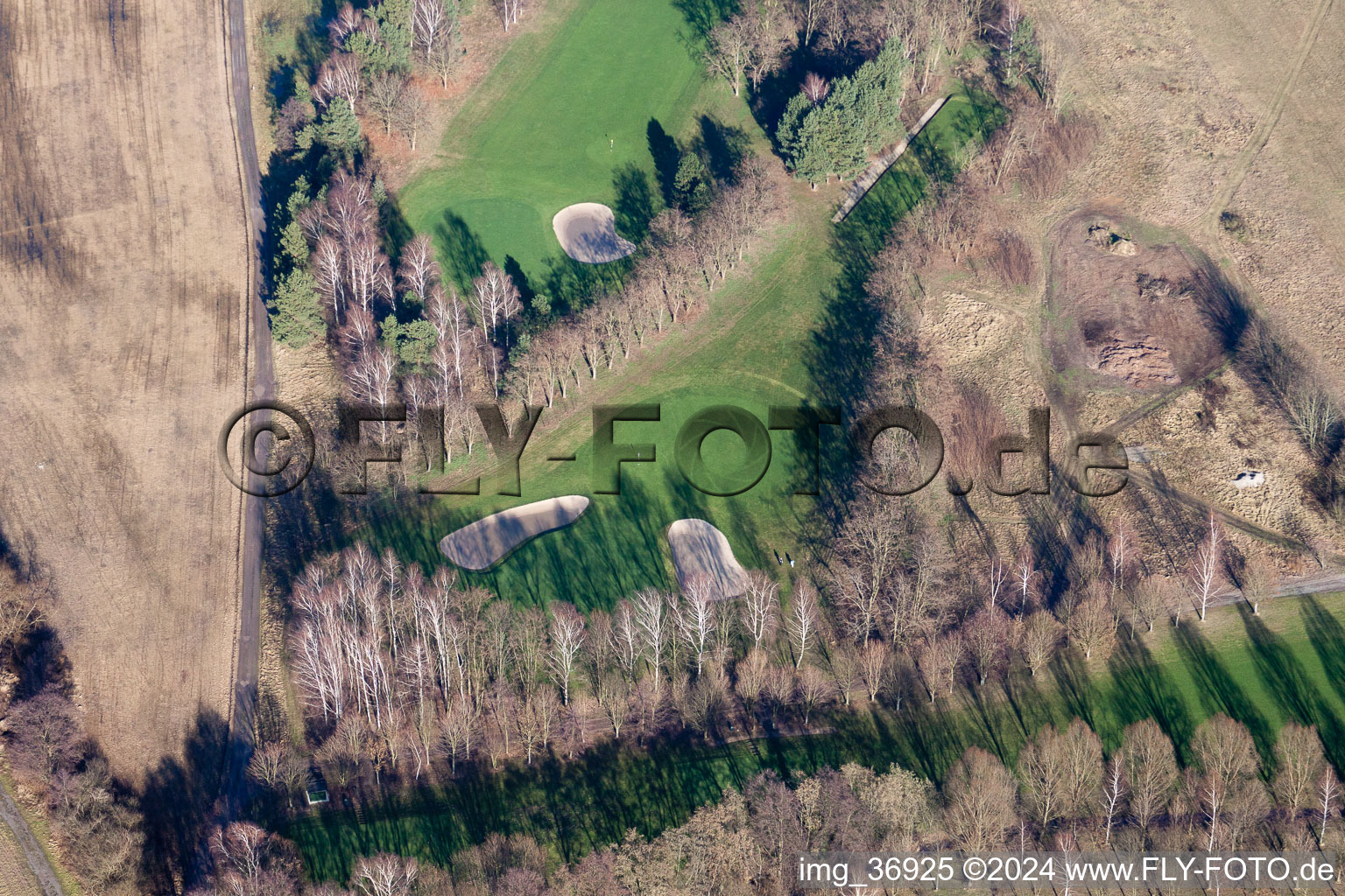 Oblique view of Golf Club Pfalz Neustadt ad Weinstraße eV in the district Geinsheim in Neustadt an der Weinstraße in the state Rhineland-Palatinate, Germany